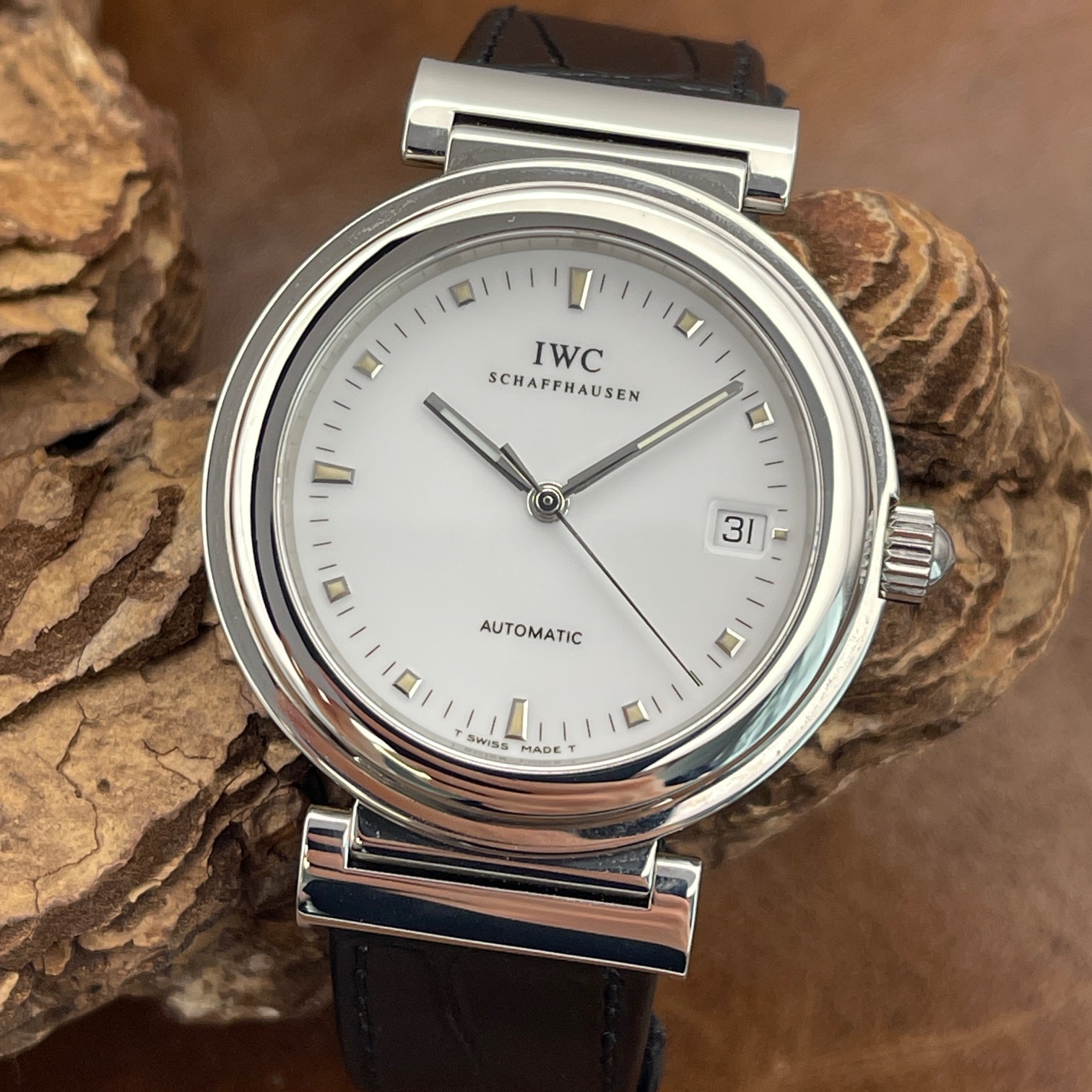 IWC - Da Vinci - Ref. IW352802- Stahl mit Lederband