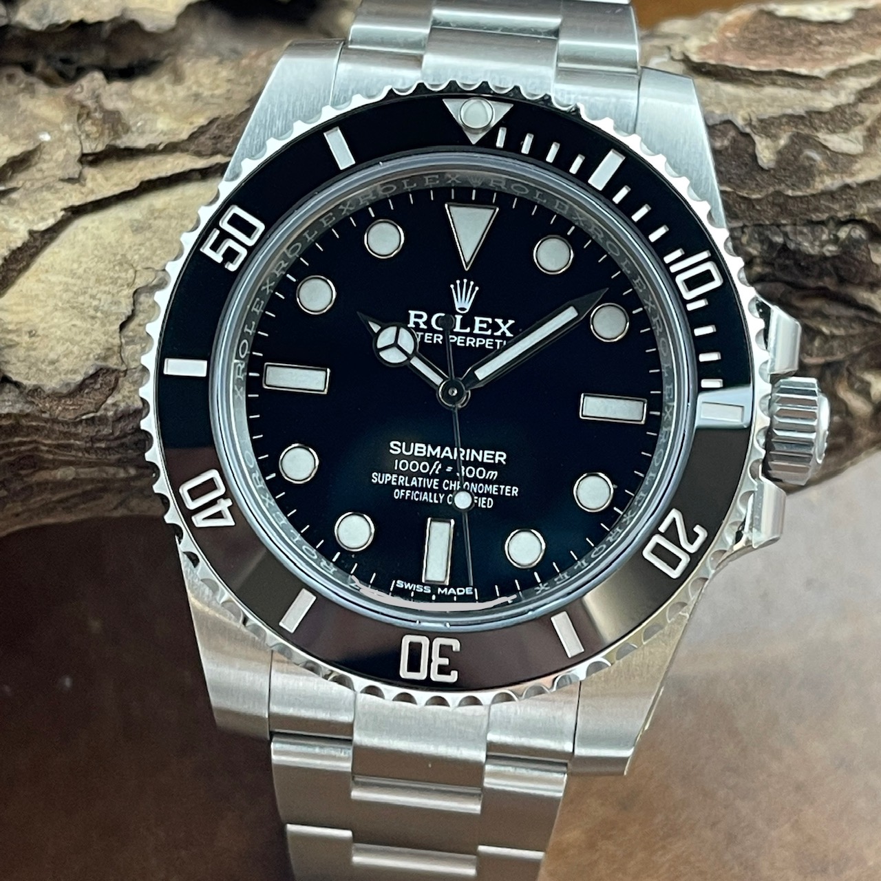 Rolex - Submariner No Date 40 mm - Ref. 114060 - B/P 2019 LC 150 - UNGETRAGEN - VERKLEBT