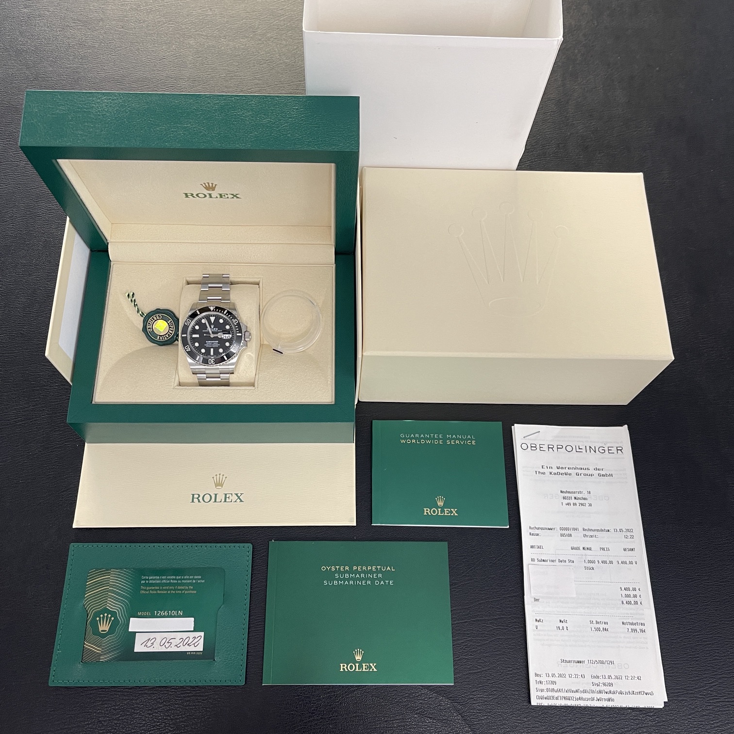 Rolex - Submariner Date - Ref. 126610LN - B/P 05/2022