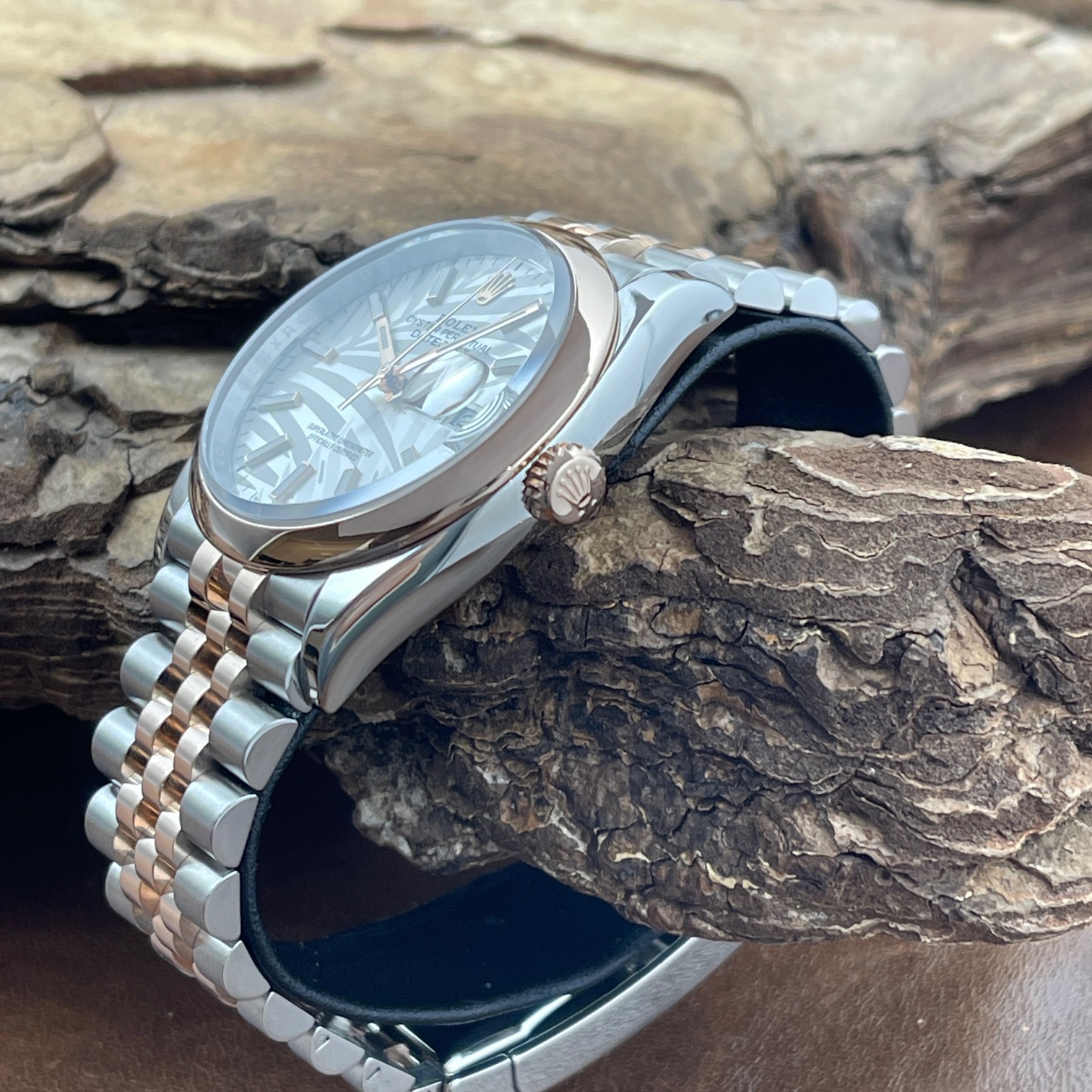 Rolex - Datejust 36 Palm Dial - FULLSET 2022 - Ref. 126201