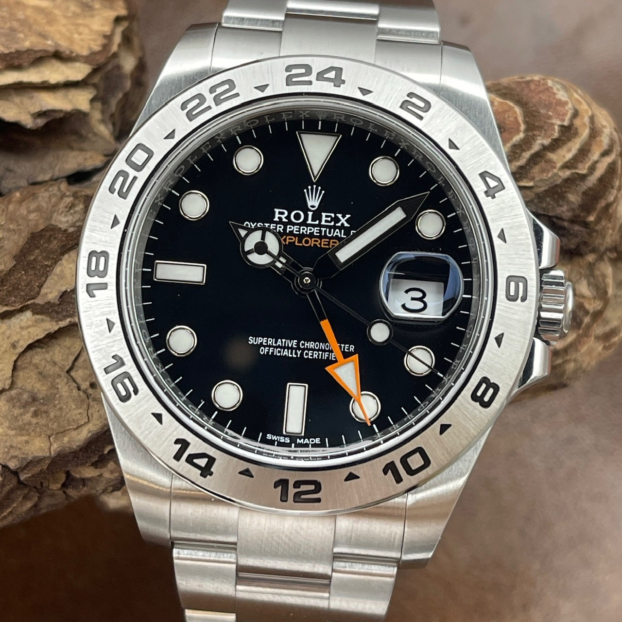 Rolex - Oyster Perpetual Date Explorer II - Box & Papiere LC EU- Ref. 216570