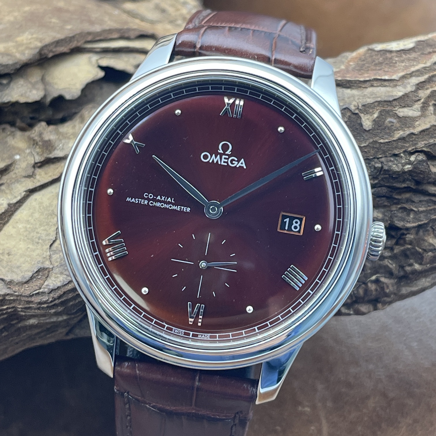 Omega - De Ville Prestige Co-Axial Master Chronometer - Box & Papiere 2024 - Ref. 434.13.41.20.11.001