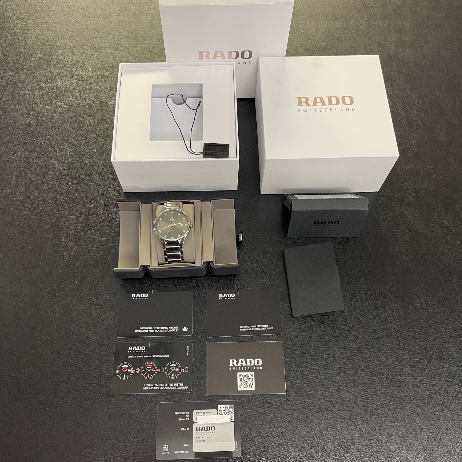 Gebrauchte Luxusuhr – Radobox, Radopapiere und Garantiekarte