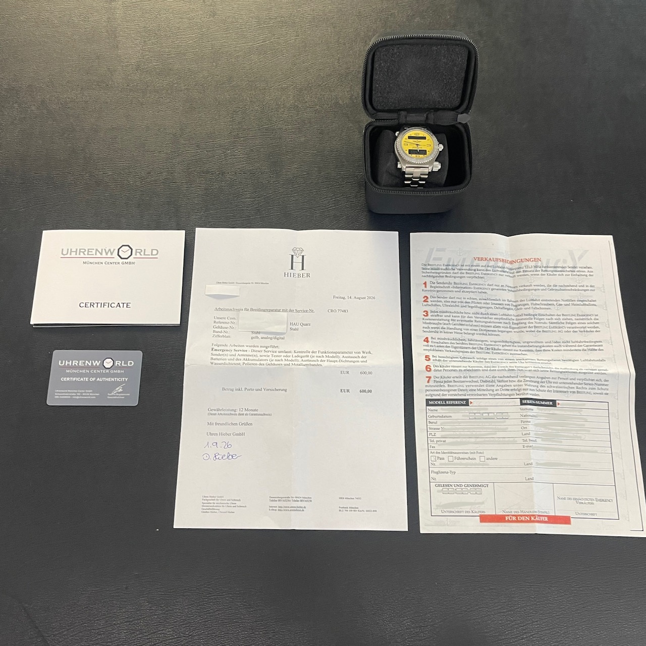 Breitling - Emergency - Ref. E56121.1 - gelb