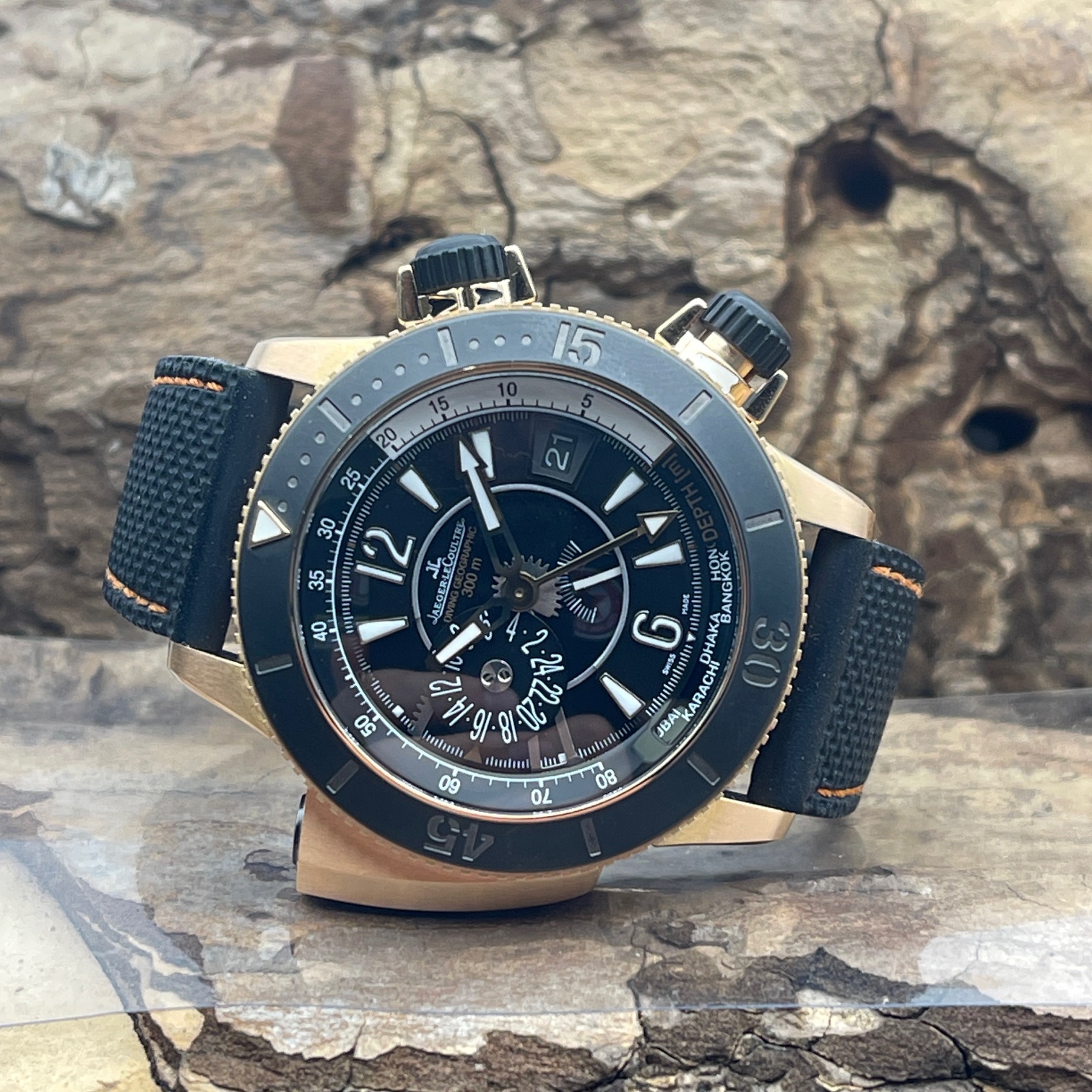 Jaeger-LeCoultre Master Compressor Diving Pro Geographic Navy SEALs - B/P - Ref. Q1852670 / 159.2.39