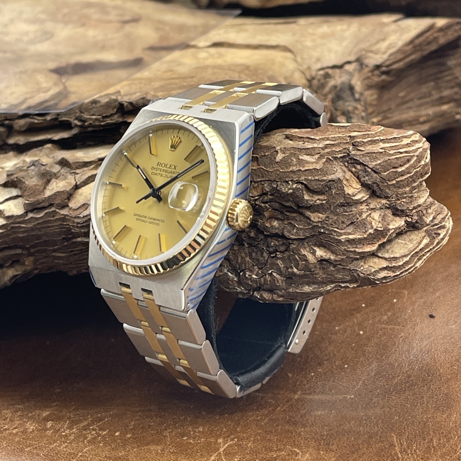 Rolex - Datejust Oysterquarz 36 - Ref.: 17013 - Box/Papiere 1983 LC100 - VINTAGE