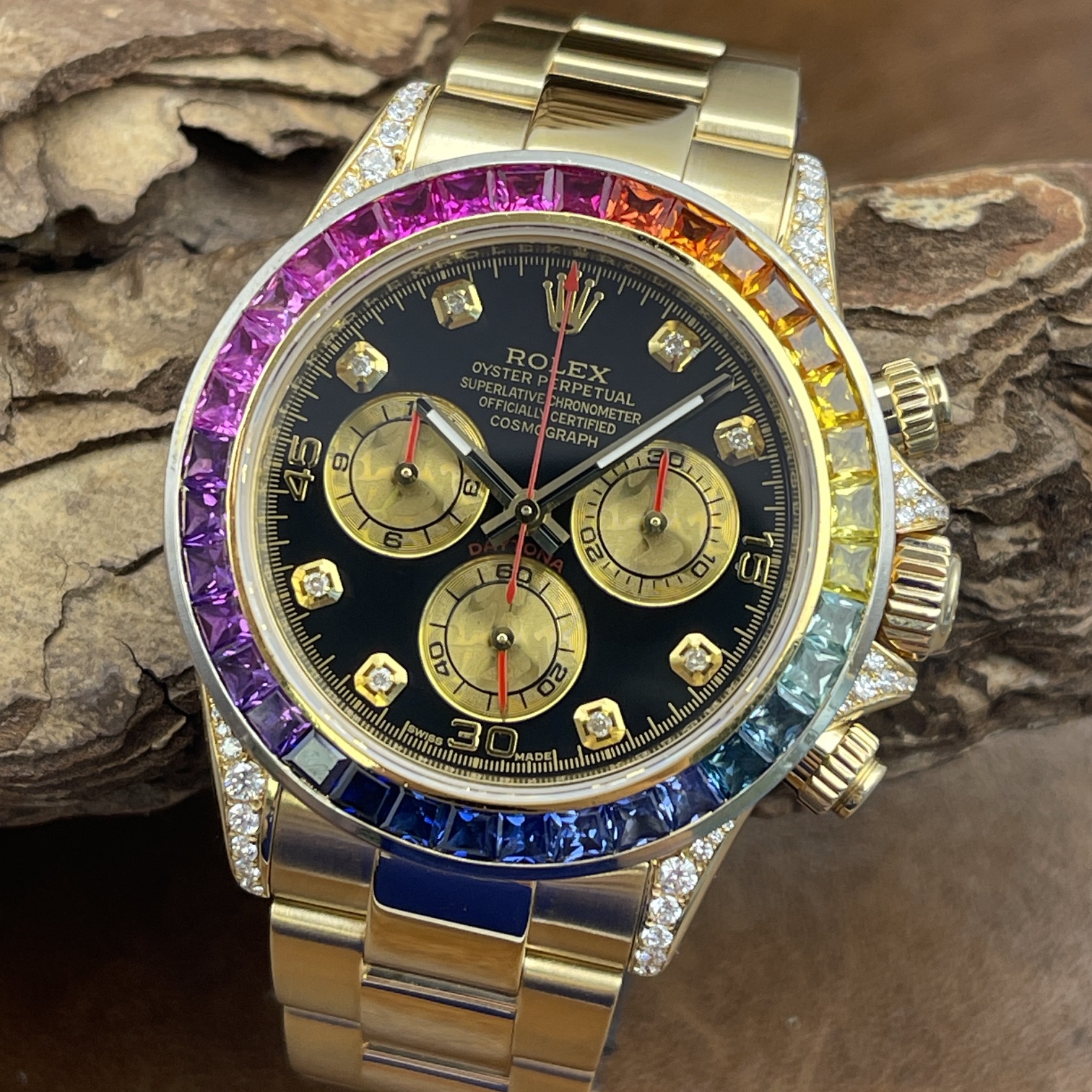 Rolex - Oyster Perpetual Cosmograph Daytona - Rainbow - ref. 116528