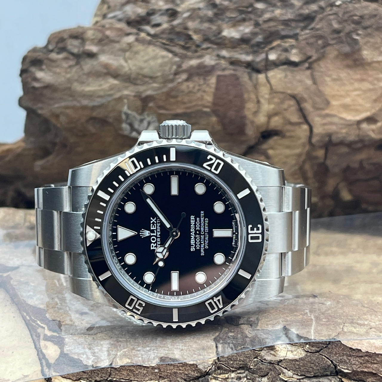 Rolex - Submariner No Date 40 mm - Ref. 114060 - B/P 2019 LC 150 - UNGETRAGEN - VERKLEBT