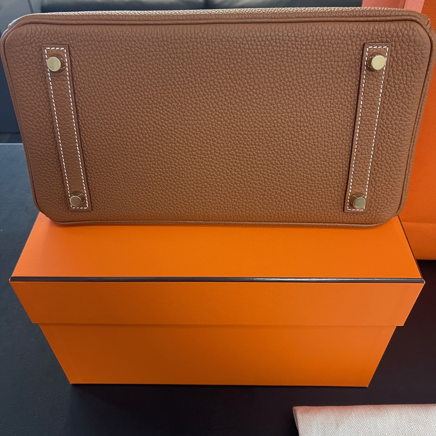 Hermès - Birkin 30 Veau Togo 37 Gold - UNGETRAGEN mit Box & Papieren - Erstkaufrechnung