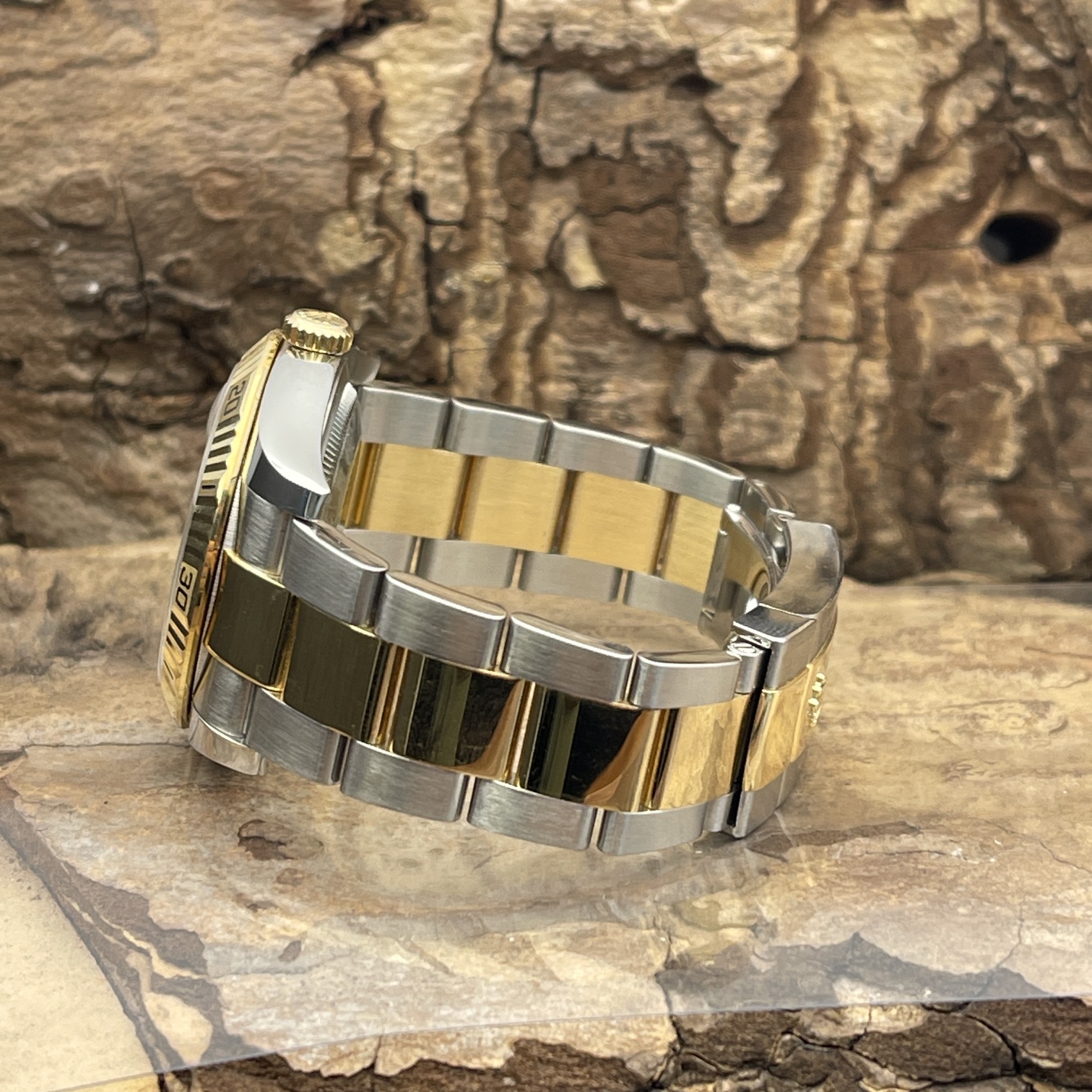 Rolex - Datejust Turn-O-Graph Bicolor 36mm - Ref.116263 - Stahl/Gelbgold mit weißem Zifferblatt in sehr gutem Zustand - Bicolor Stahl/Gold Oysterband