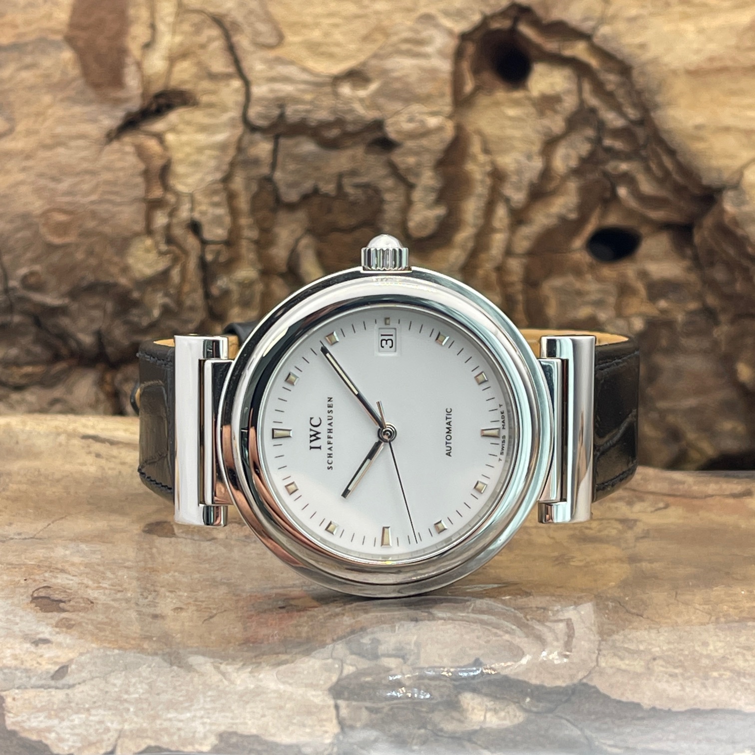 IWC - Da Vinci - Ref. IW352802- Stahl mit Lederband
