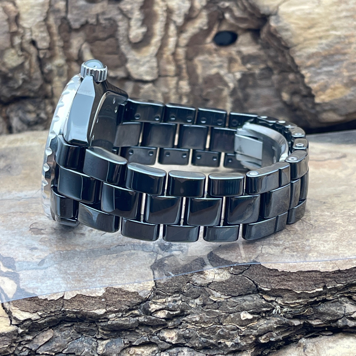 Chanel - J12 - Ref. J12/H2025 - Diamatbesatz Zifferblatt - Keramik/Stahl