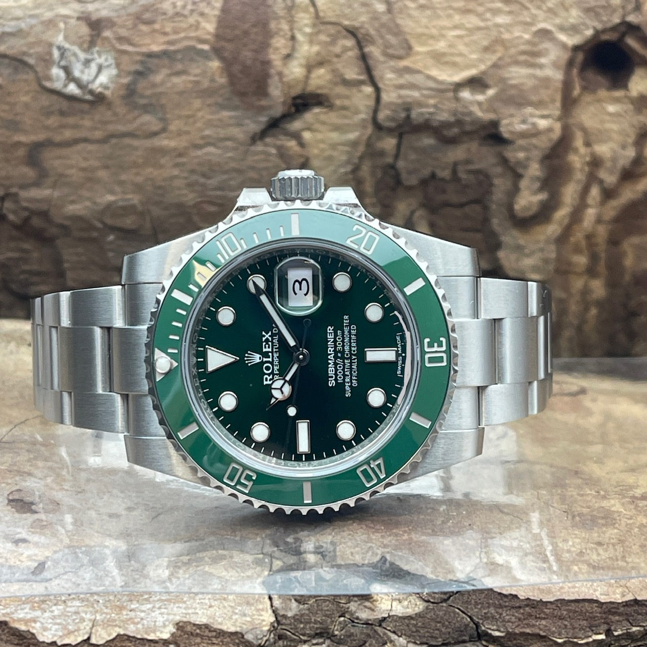 Rolex - Submariner Date - Hulk - Ungetragen - B/P 2017 LC100 - Ref. 116610LV