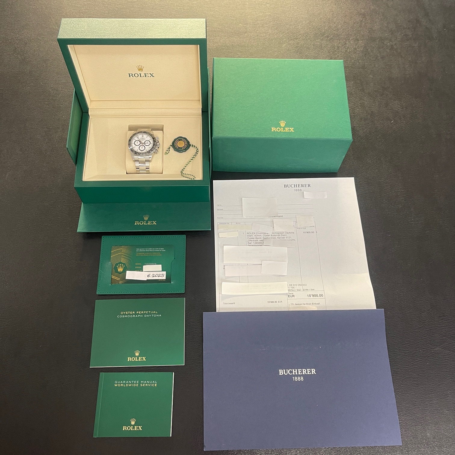 Rolex - Daytona "Panda" - Box/Papiere 2025 LC100 - Ref. 126500LN
