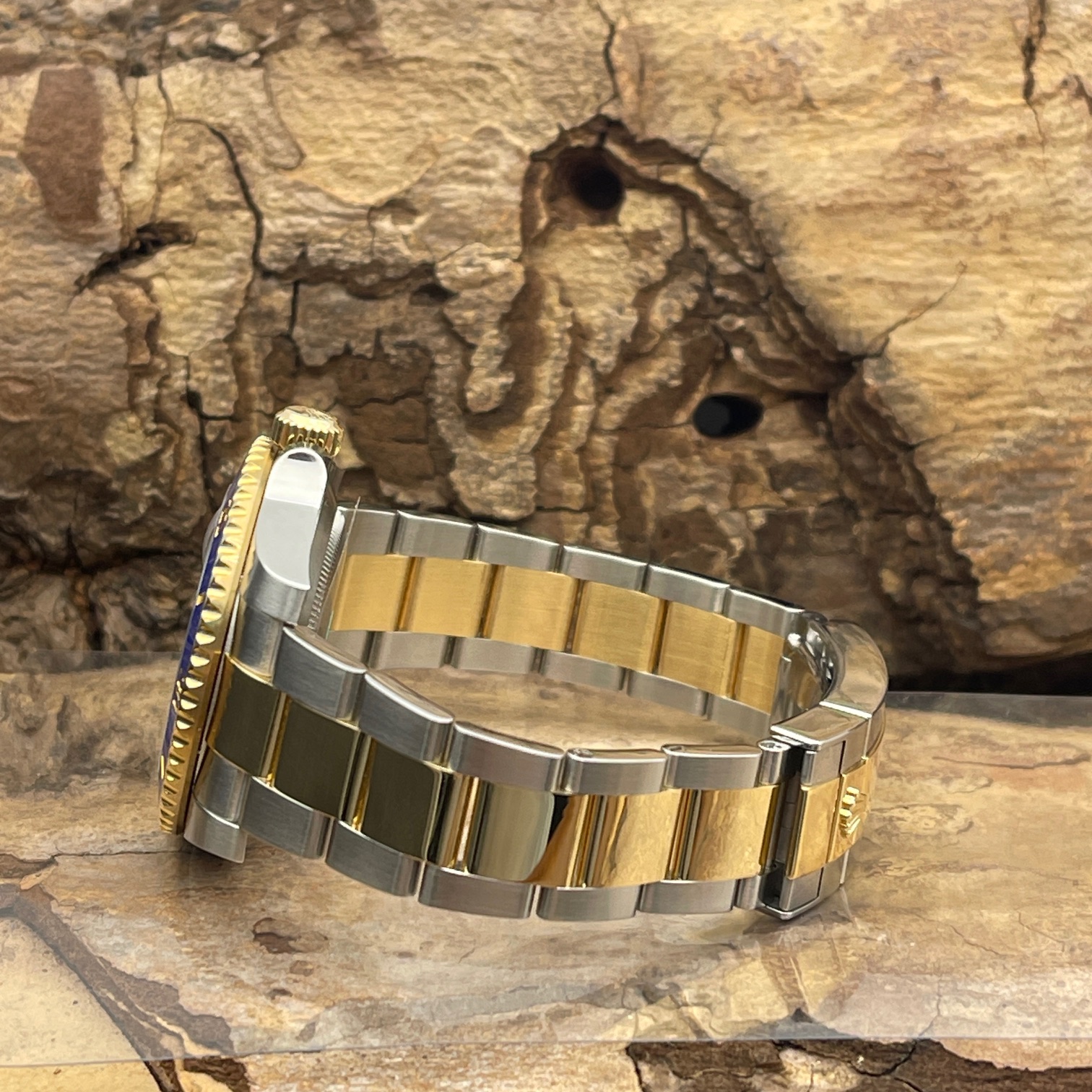 Rolex - Submariner Gelbgold/Stahl - Blaues Blatt - Box/Papiere 2018 - Ref. 116613LB