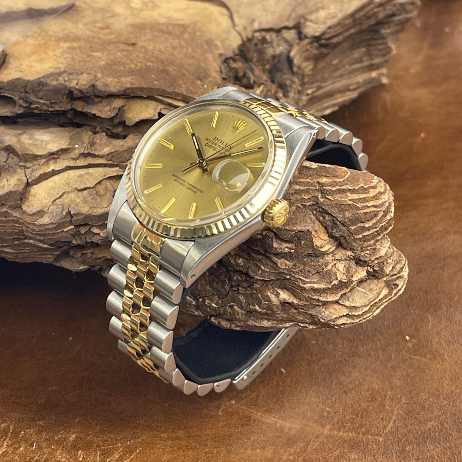 Rolex - Datejust 36 - Ref.: 16013 - Box und Papiere - AFTERMARKET Jubileeband