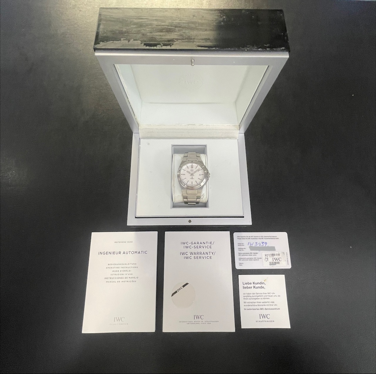 IWC - Ingenieur - Box & Papiere - Ref. IW3239