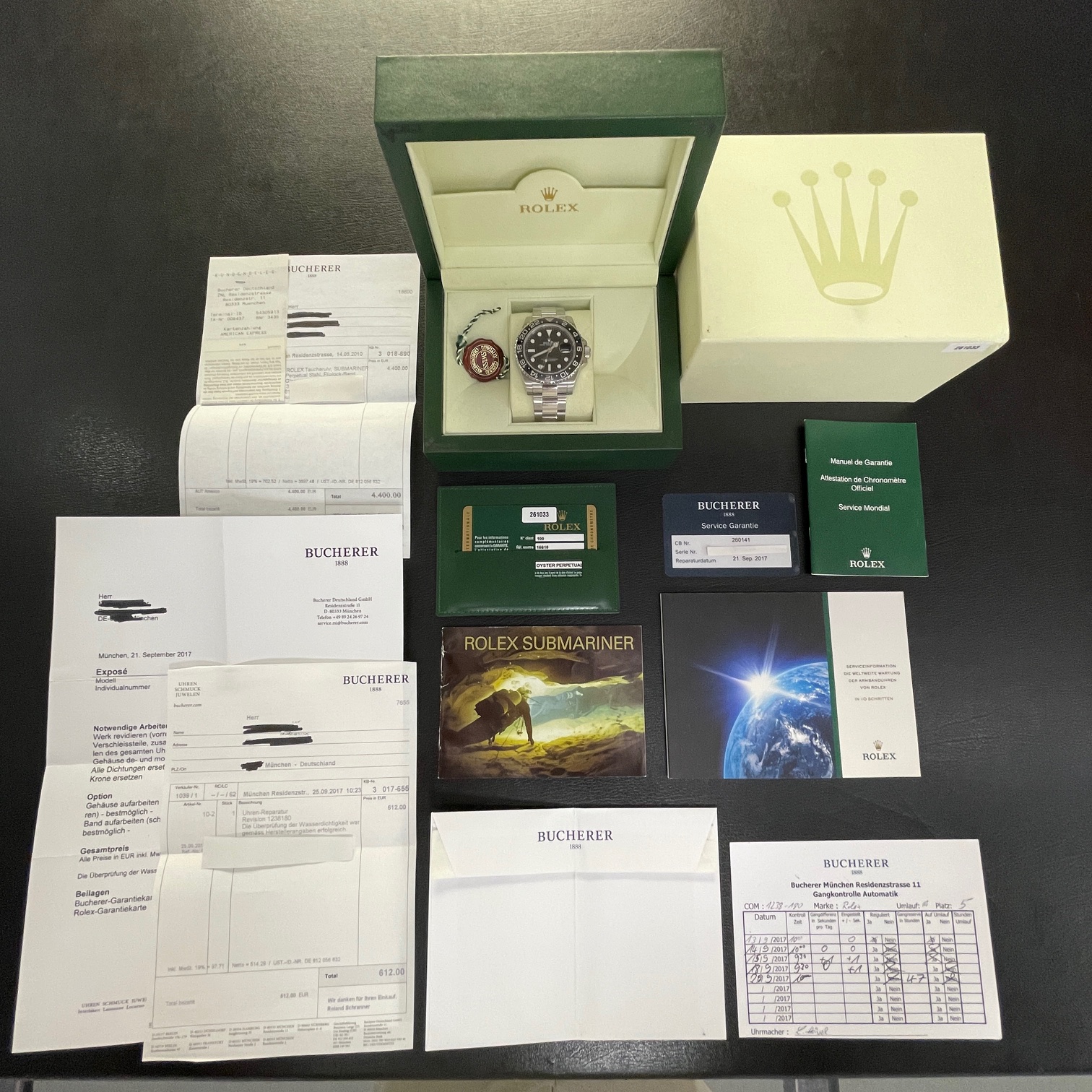 Rolex - GMT-Master II 40mm - Ref. 116710LN - FULLSET 08/2007 LC100