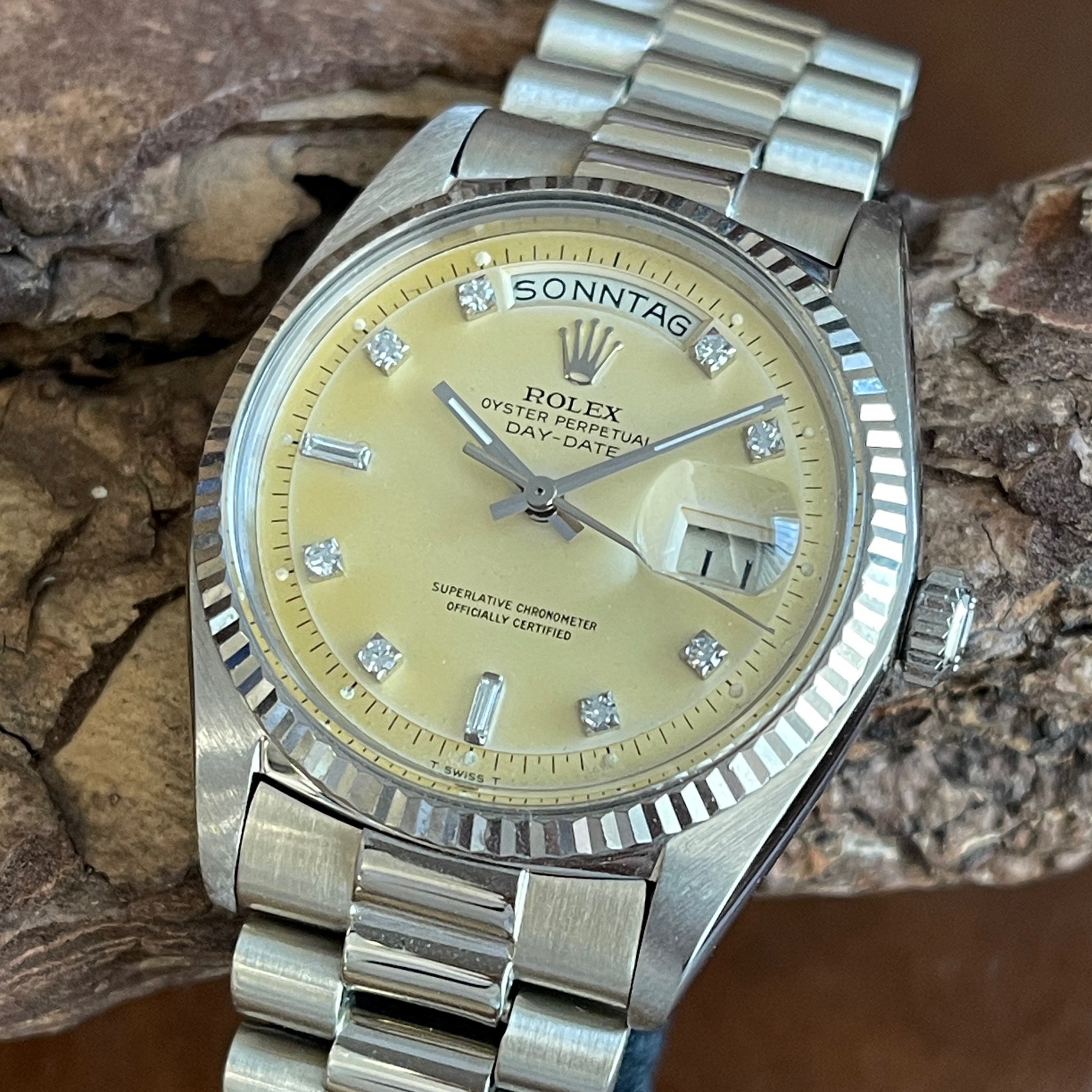 Rolex - Day-Date LEMONDIAL - 750 White Gold - Ref. 1803