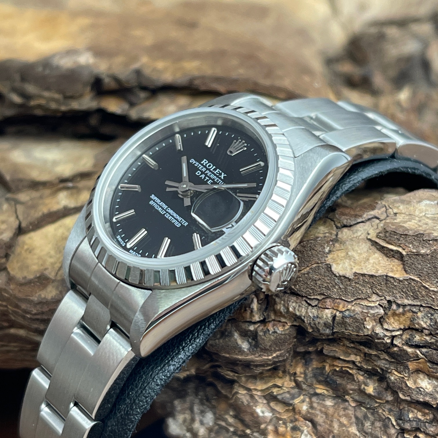 Rolex - Oyster Perpetual Date 26 - Ref. 79240 - Steel - B/P 12.2002 LC 100