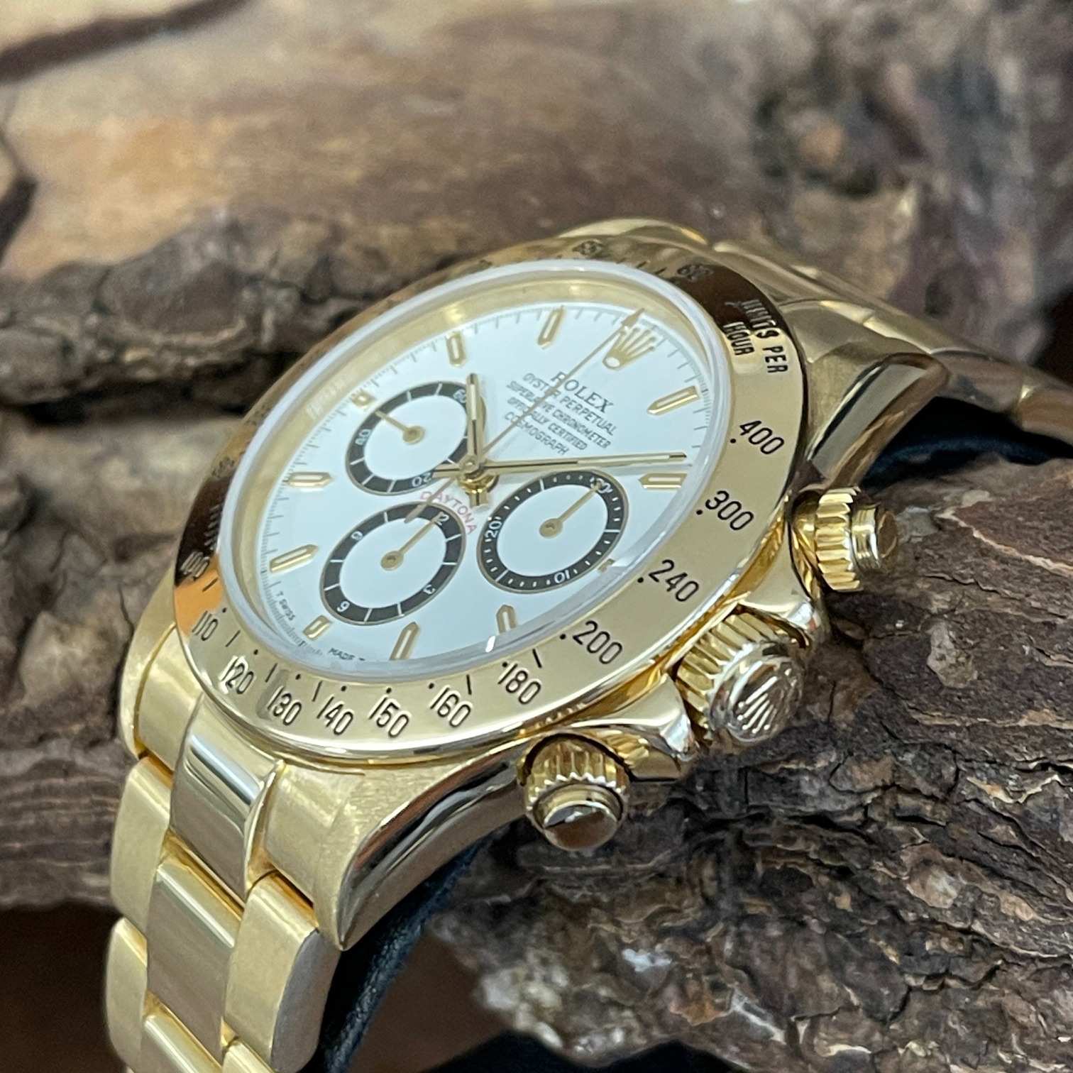 Rolex Daytona Zenith Gelbgold - Ref. 16528 - inverted six