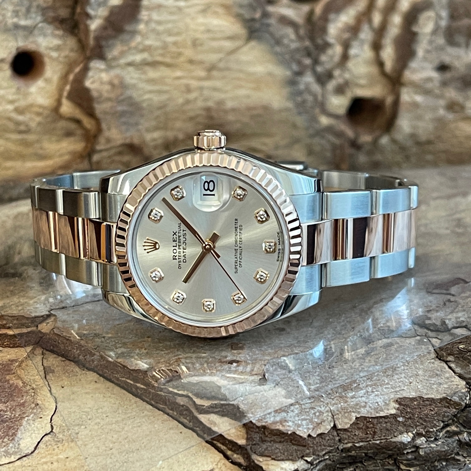 Rolex - Datejust 31 - Factory Dia Dial - Papiere 2019 - Ref. 178271