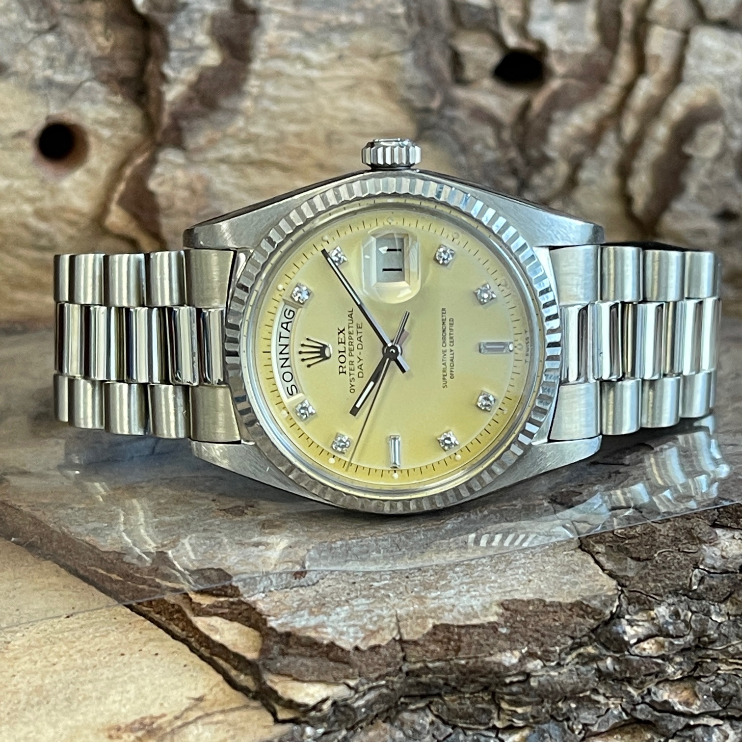 Rolex - Day-Date LEMONDIAL - 750 White Gold - Ref. 1803