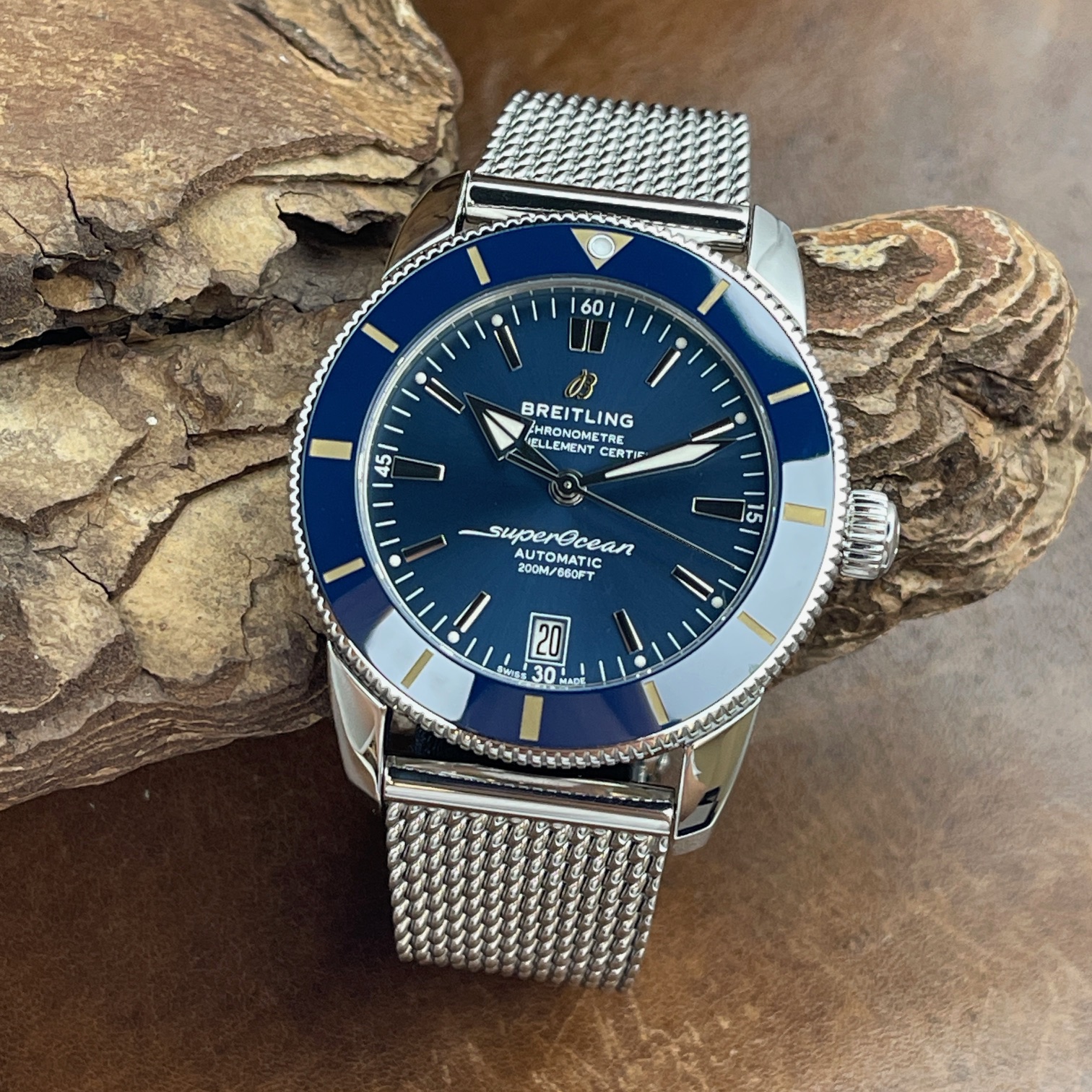 Breitling - Superocean Heritage II Stahl - Ref. AB2010161C1A1 - Box und Papieren  04/2019