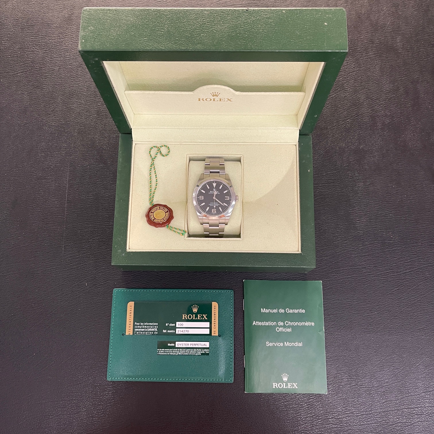 Rolex - Explorer 39mm - Ref. 241270 - Box und Papiere 2014/LC100