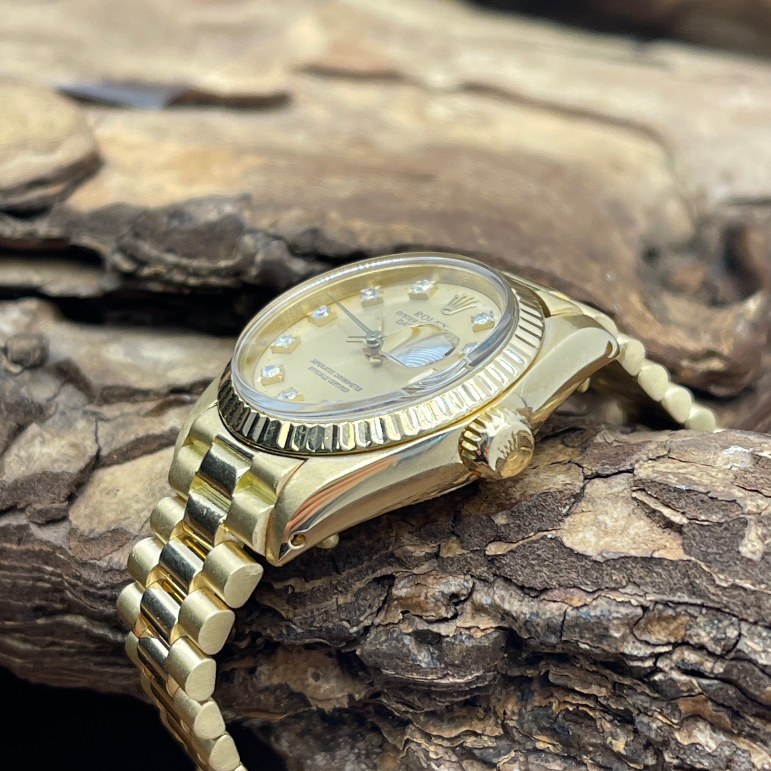 Rolex - Datejust Lady 26 - 750er yellow gold - Dia Dial - Ref. 6917