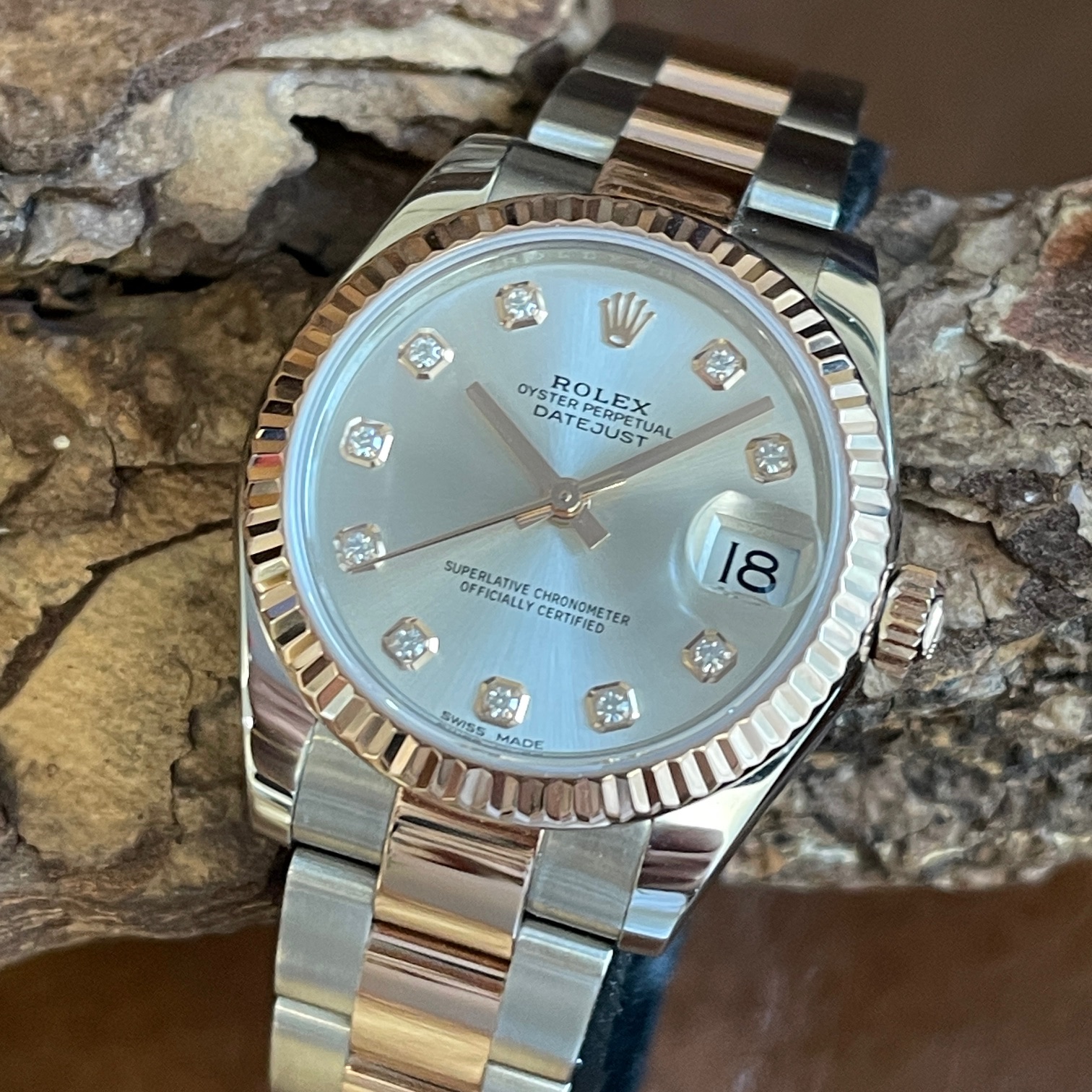 Rolex - Datejust 31 - Factory Dia Dial - Papiere 2019 - Ref. 178271