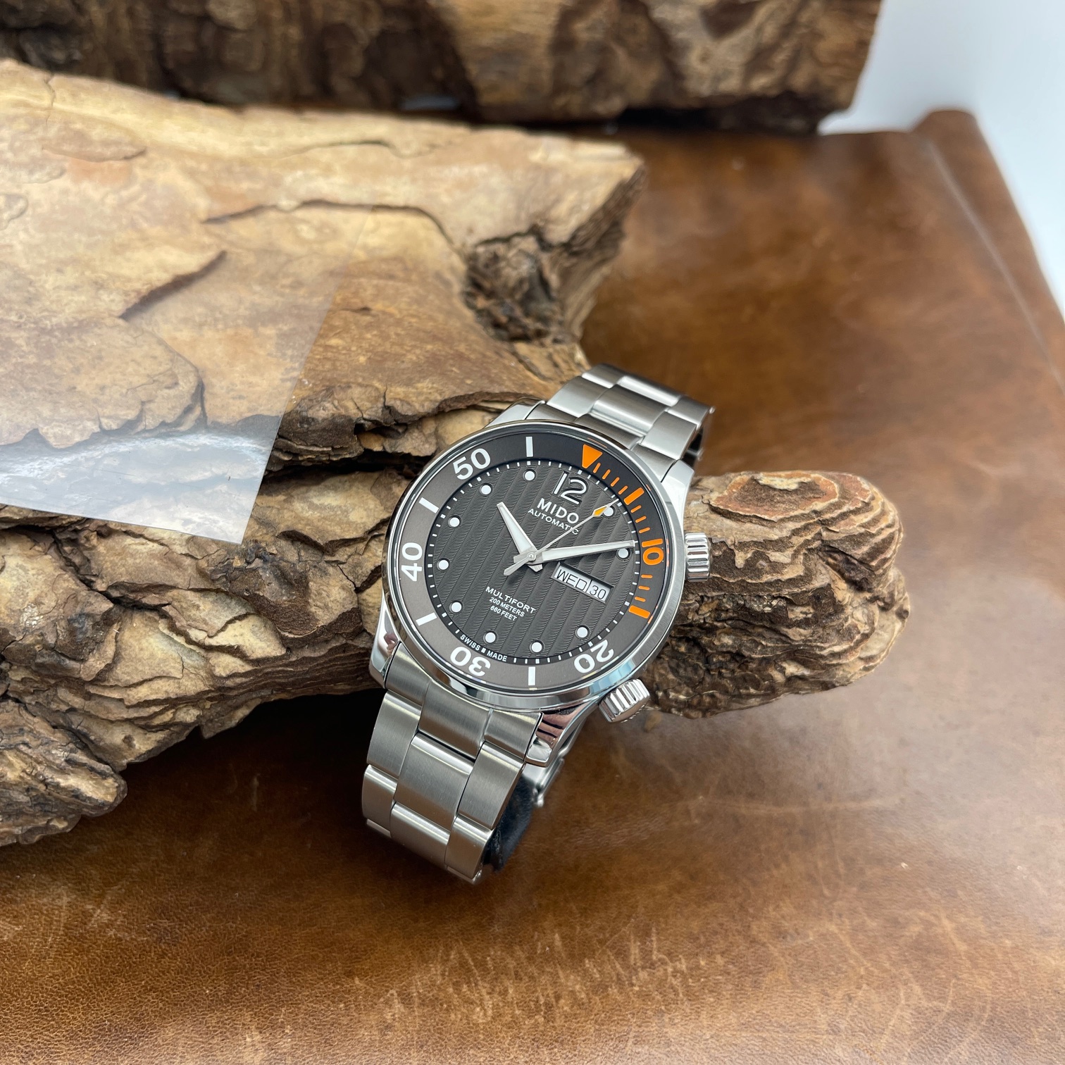 Mido - Multifort 42mm - Ref. 1B398SWASRUA - Box und Papiere 05.2017 - UNGETRAGEN