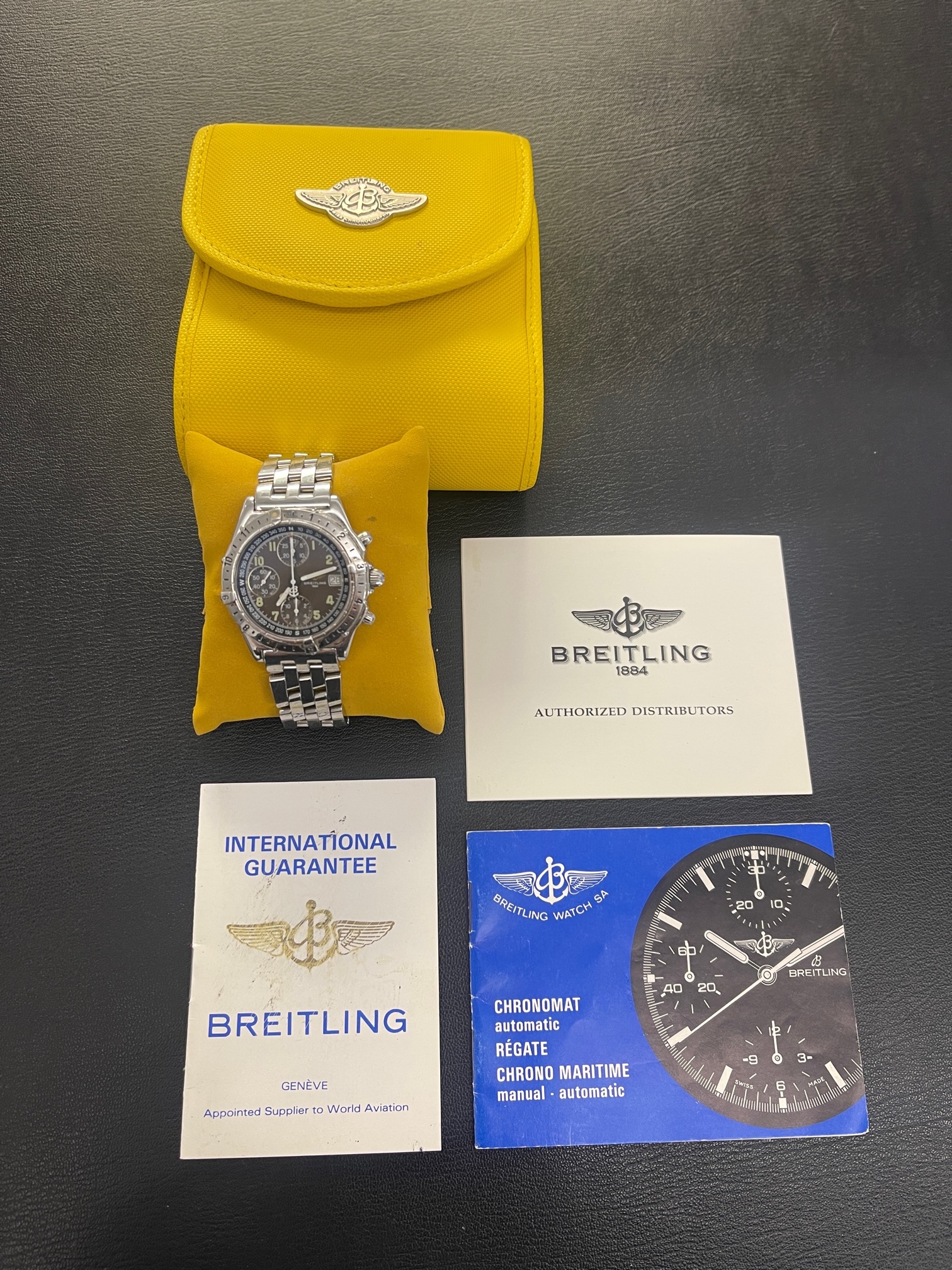 Breitling - Chronomat Longitude - Box/Papiere - Ref. A20048