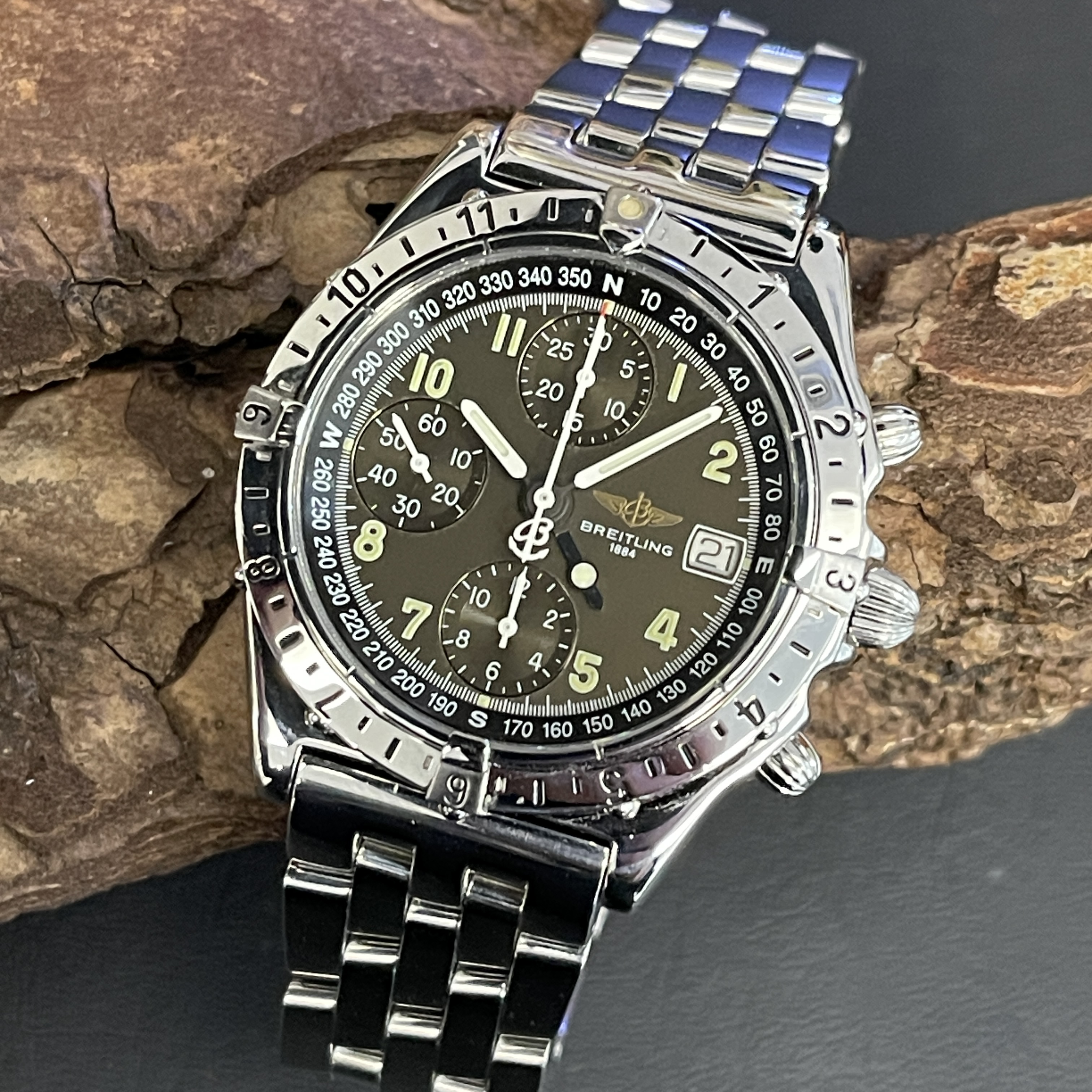 Breitling - Chronomat Longitude - Box/Papiere - Ref. A20048