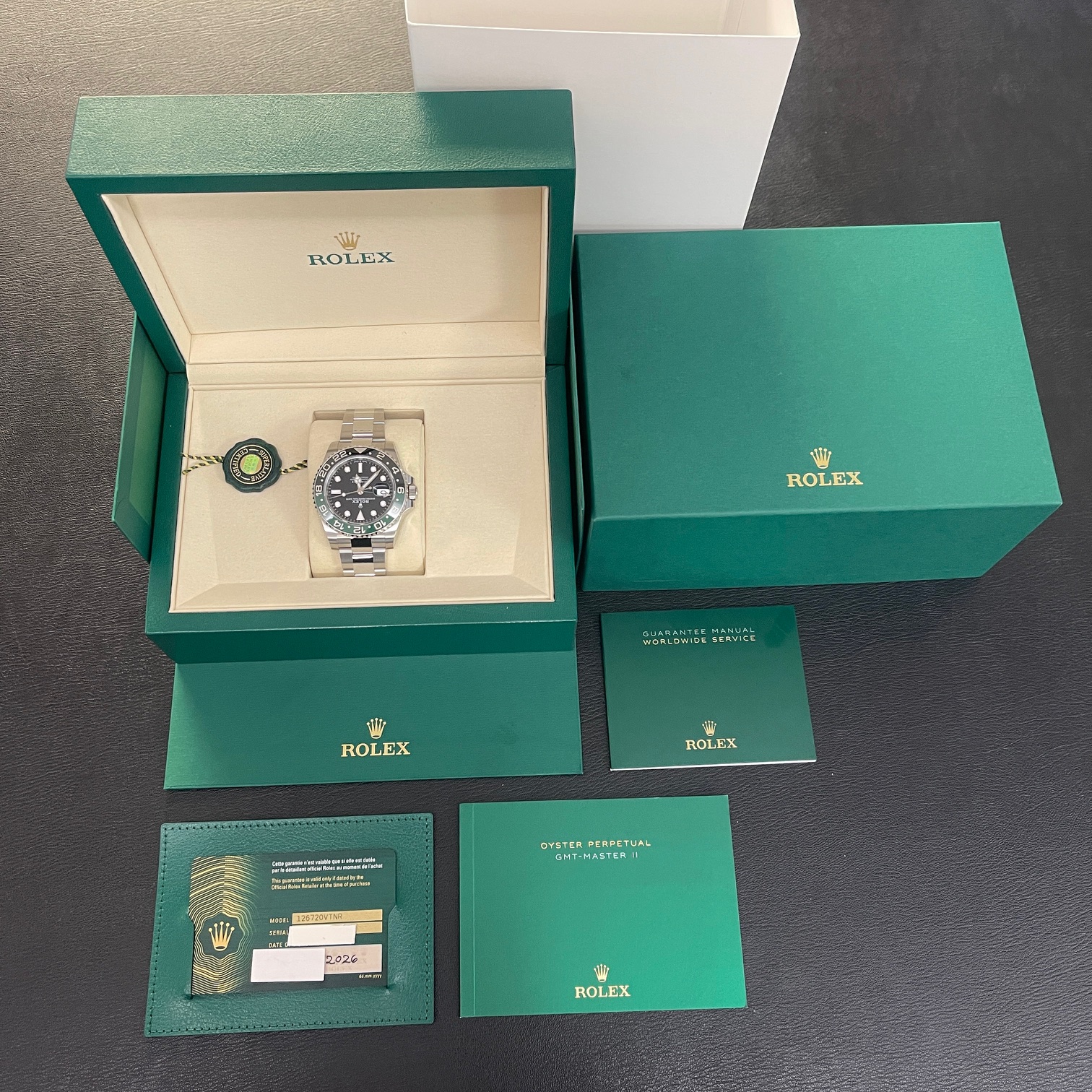 Rolex - GMT-Master II Sprite - UNGETRAGEN - Box/Papiere 2026 - Ref. 126720VTNR