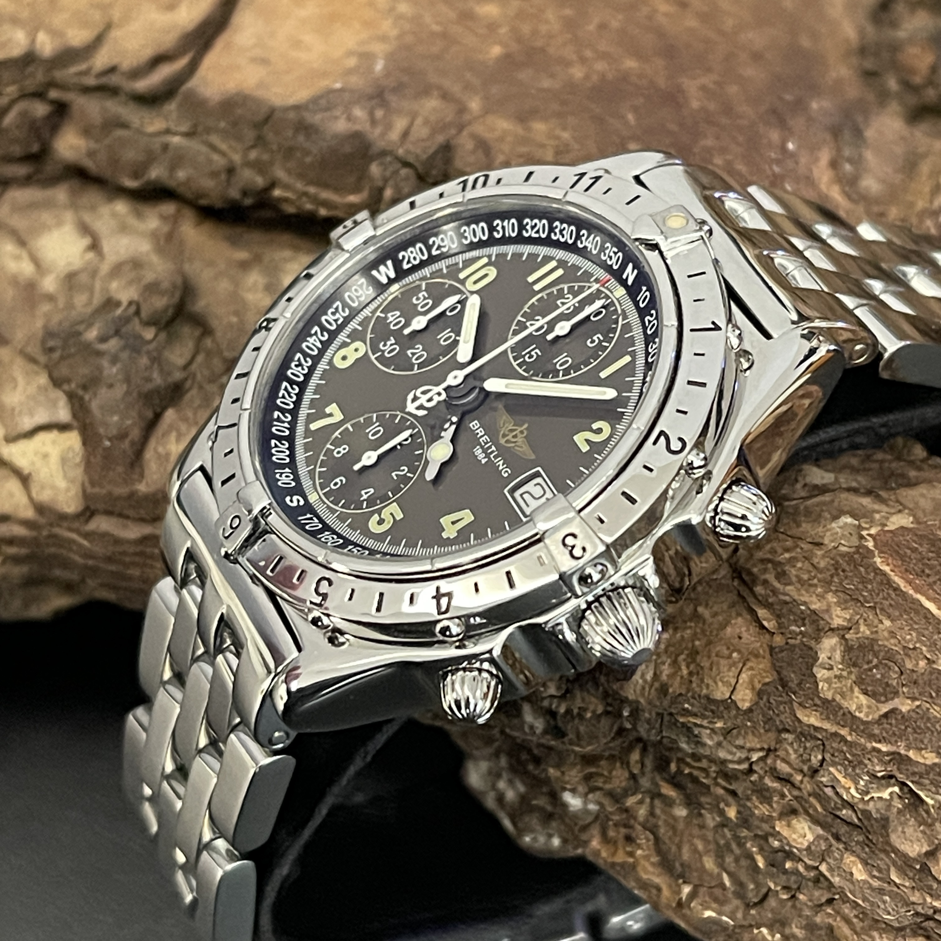 Breitling - Chronomat Longitude - Box/Papiere - Ref. A20048