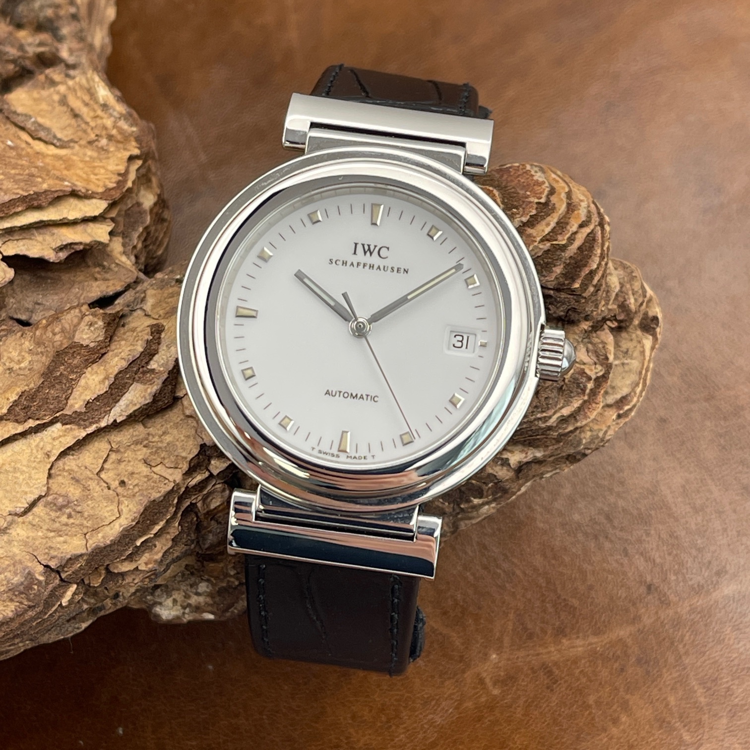 IWC - Da Vinci - Ref. IW352802- Stahl mit Lederband