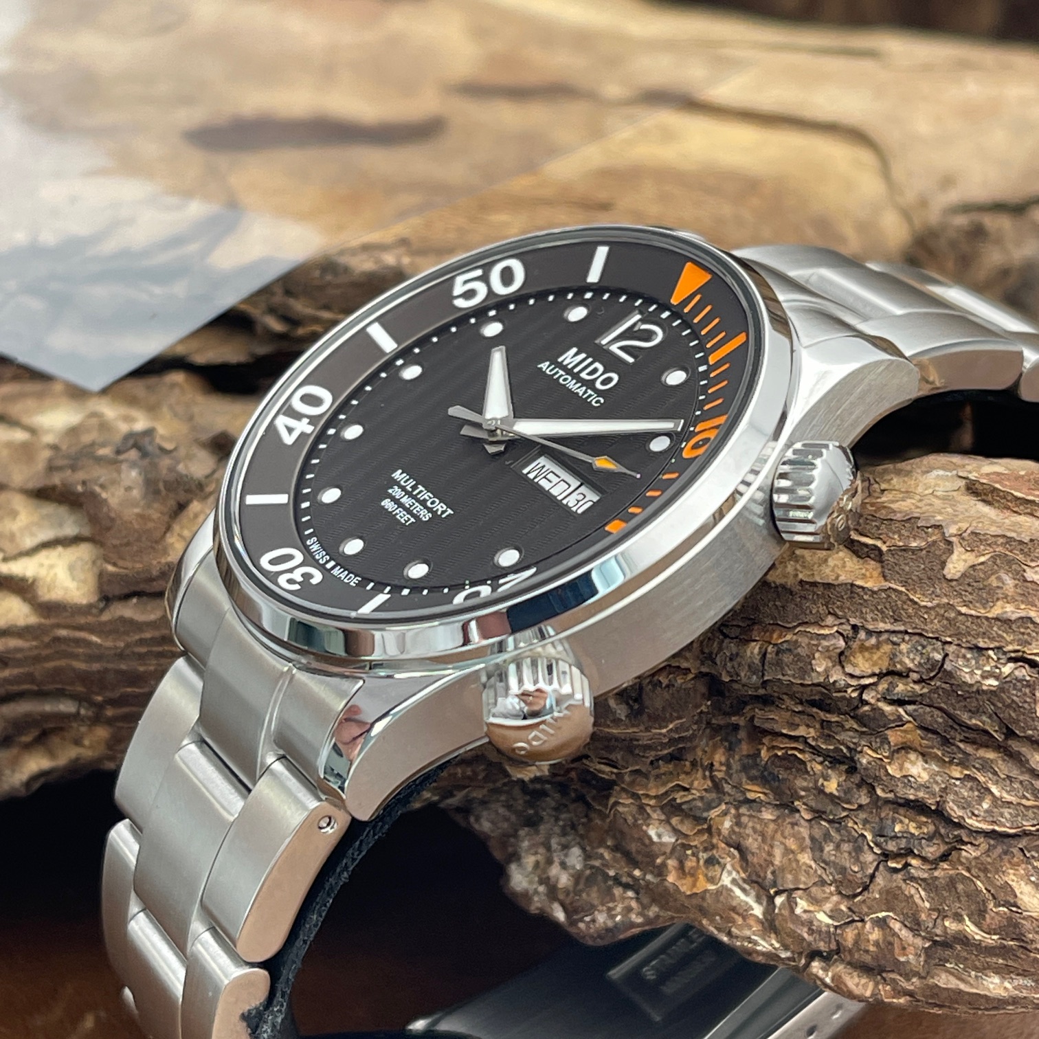 Mido - Multifort 42mm - Ref. 1B398SWASRUA - Box und Papiere 05.2017 - UNGETRAGEN