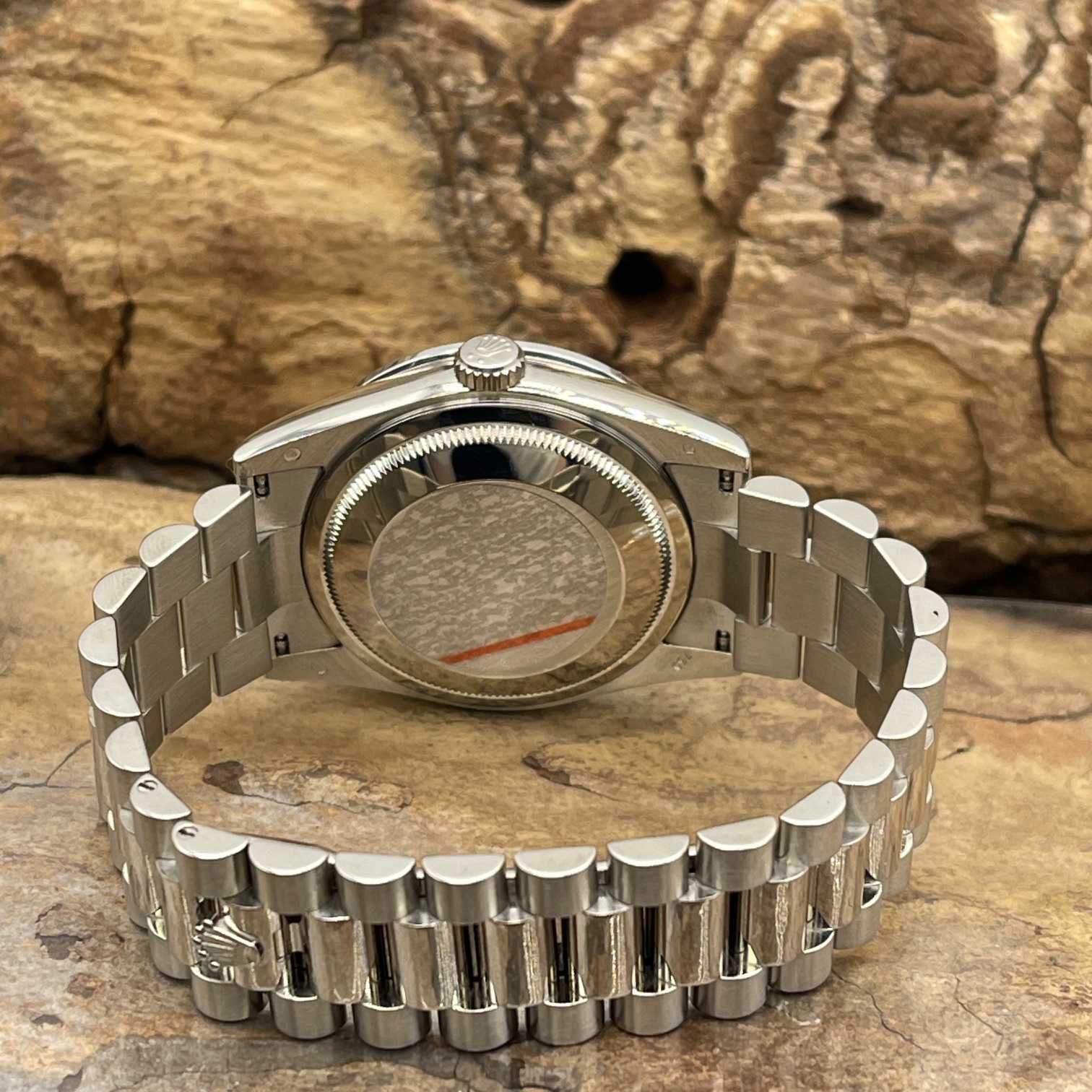 Rolex - Day-Date 36 Dia - 750er white gold - Dia-Bezel (AFTERMARKET) - FULLSET 2010 - Ref. 118339