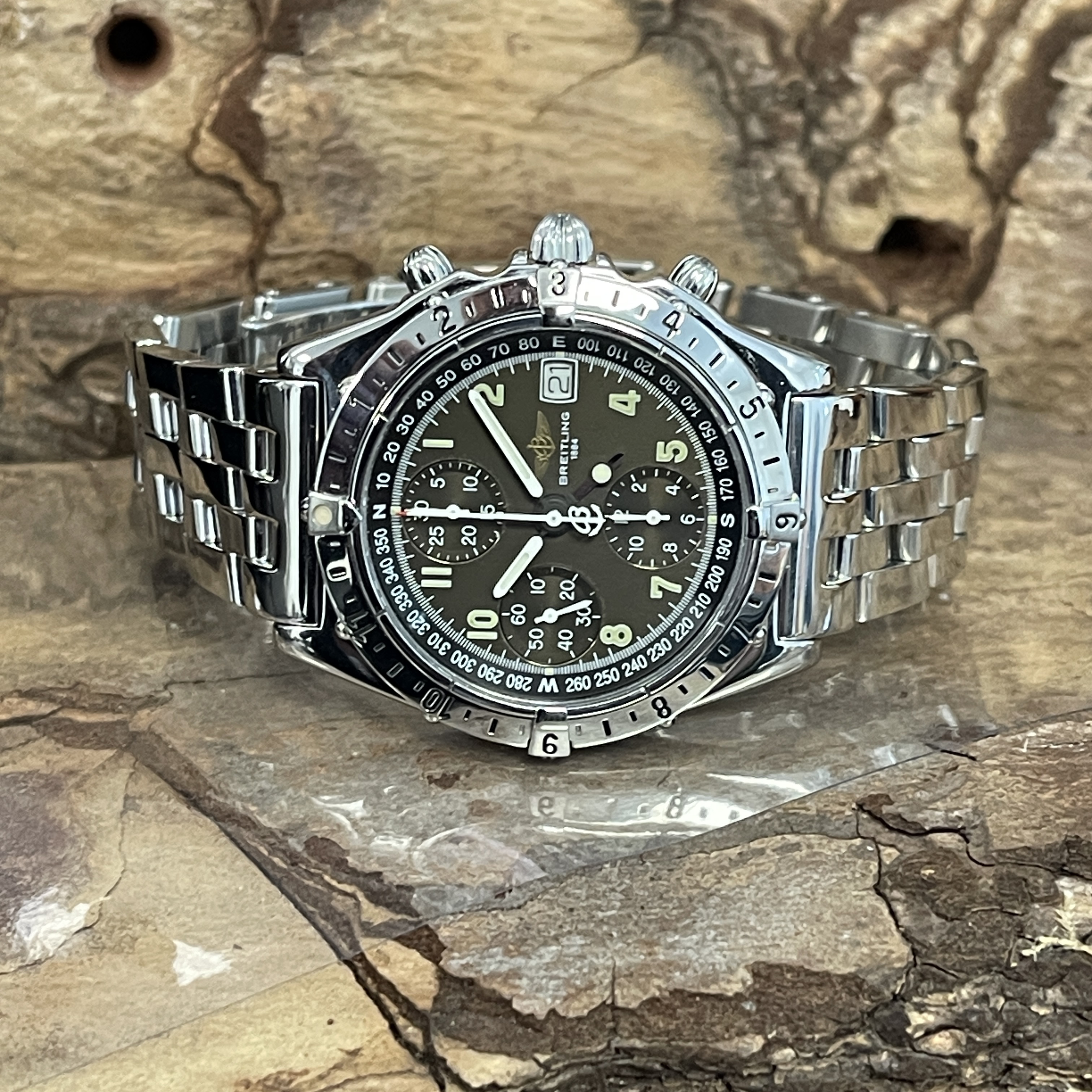Breitling - Chronomat Longitude - Box/Papiere - Ref. A20048