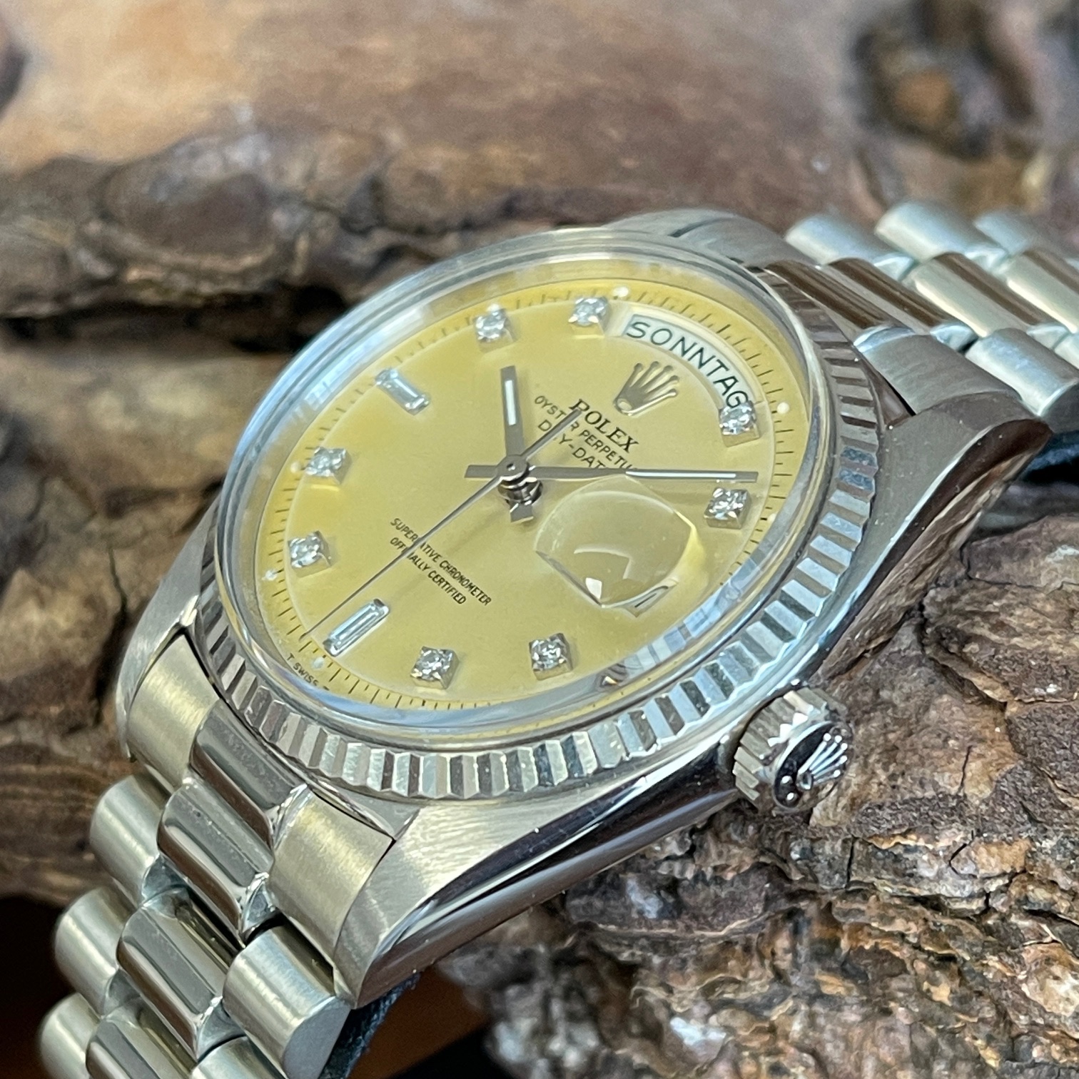 Rolex - Day-Date LEMONDIAL - 750 White Gold - Ref. 1803