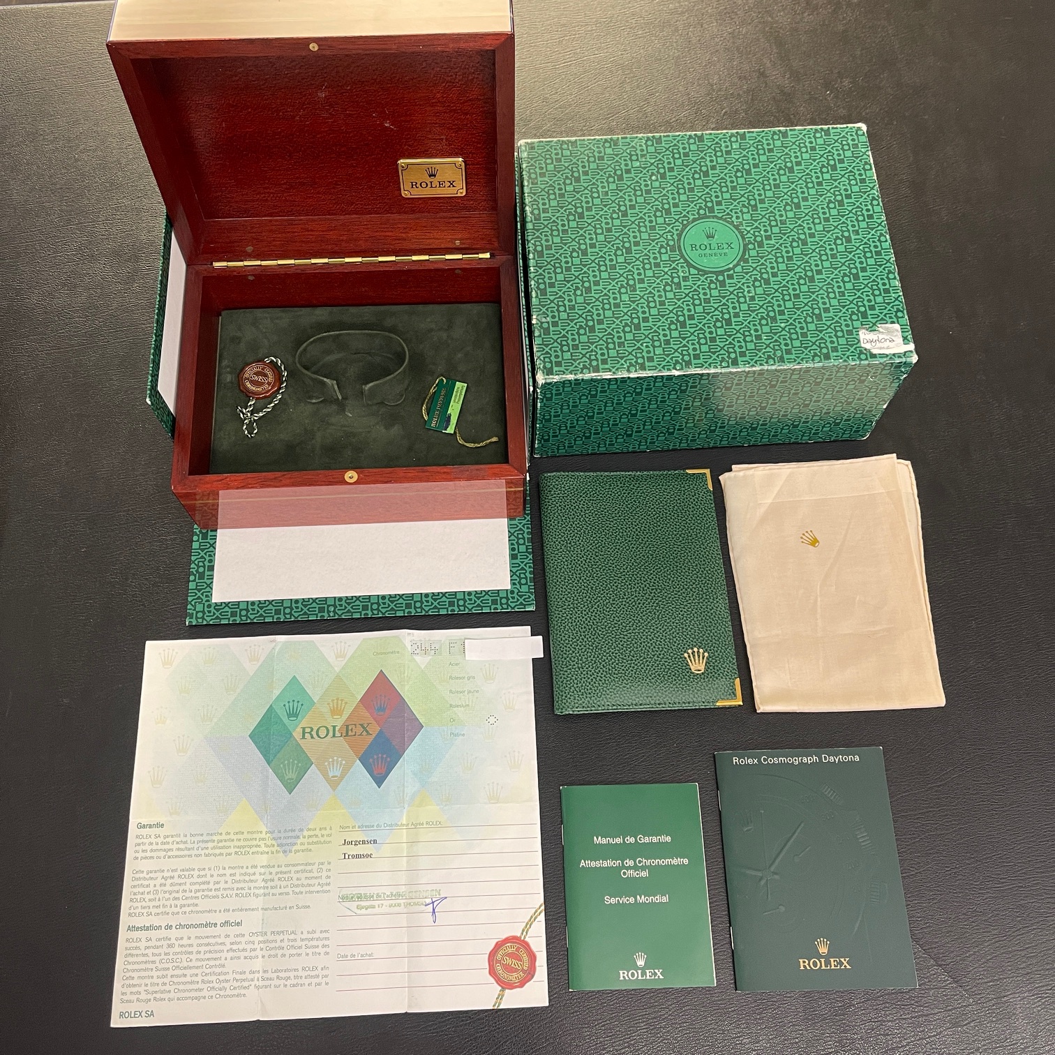 Rolex - Daytona coloured mother of pearl - FULLSET - Ref. 116528