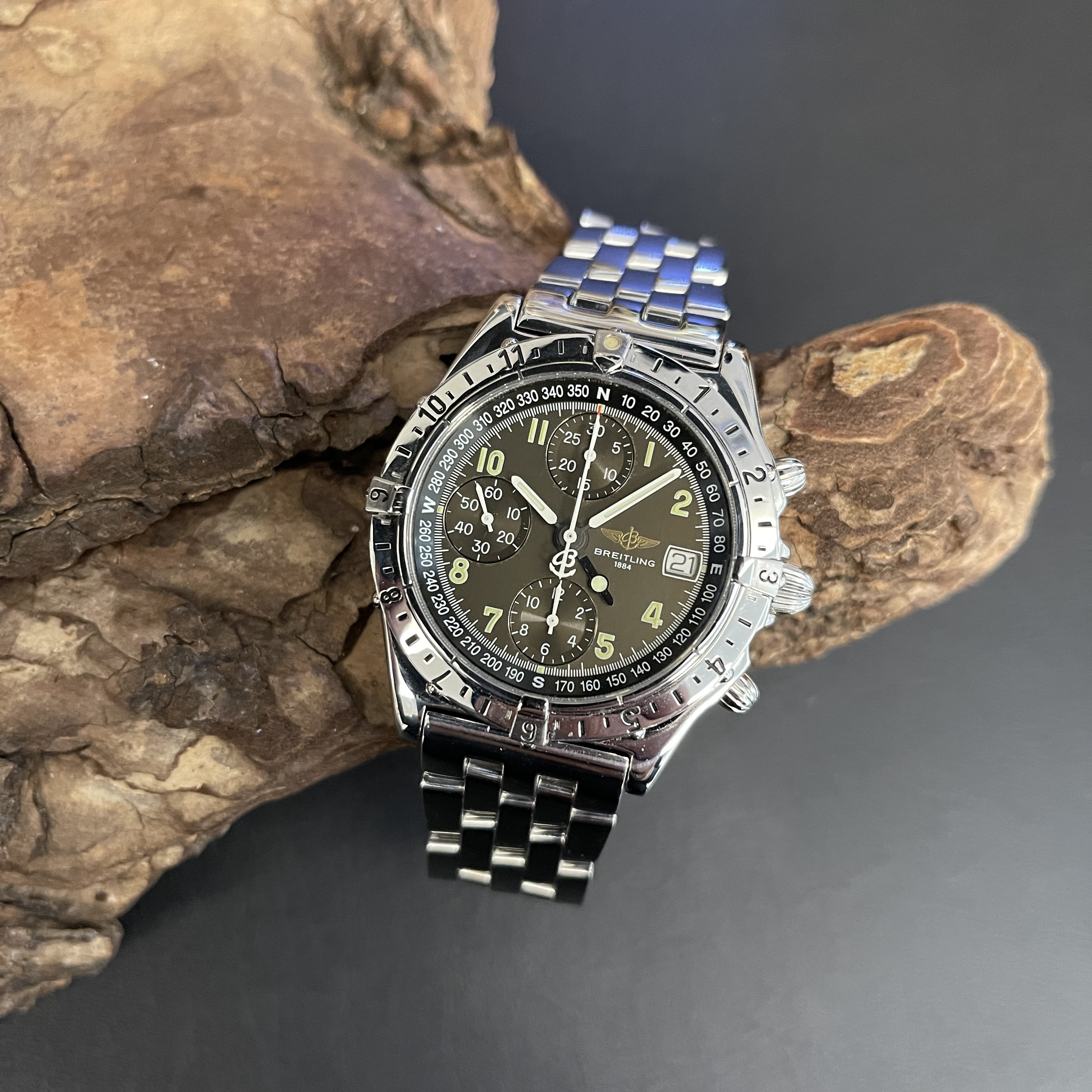Breitling - Chronomat Longitude - Box/Papiere - Ref. A20048