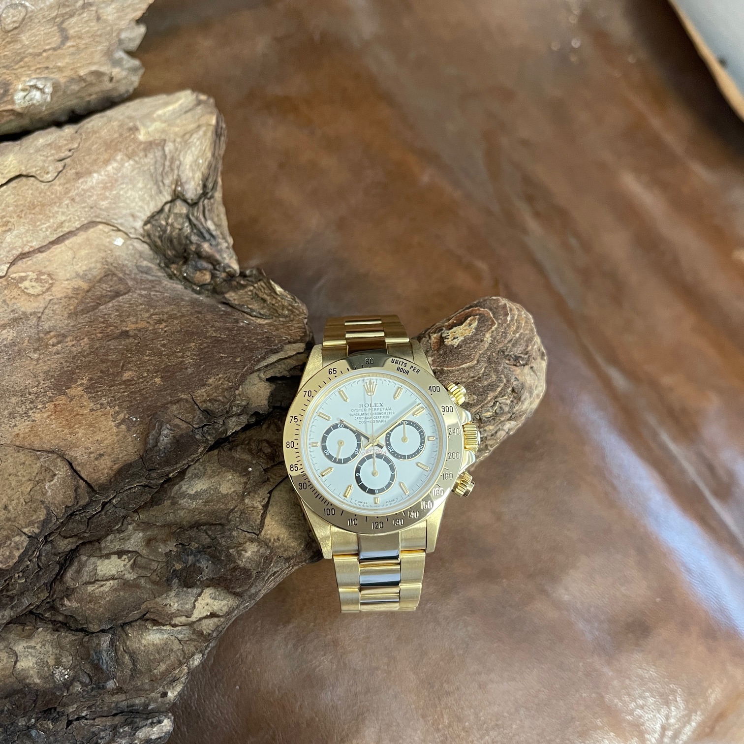 Rolex Daytona Zenith Gelbgold - Ref. 16528 - inverted six