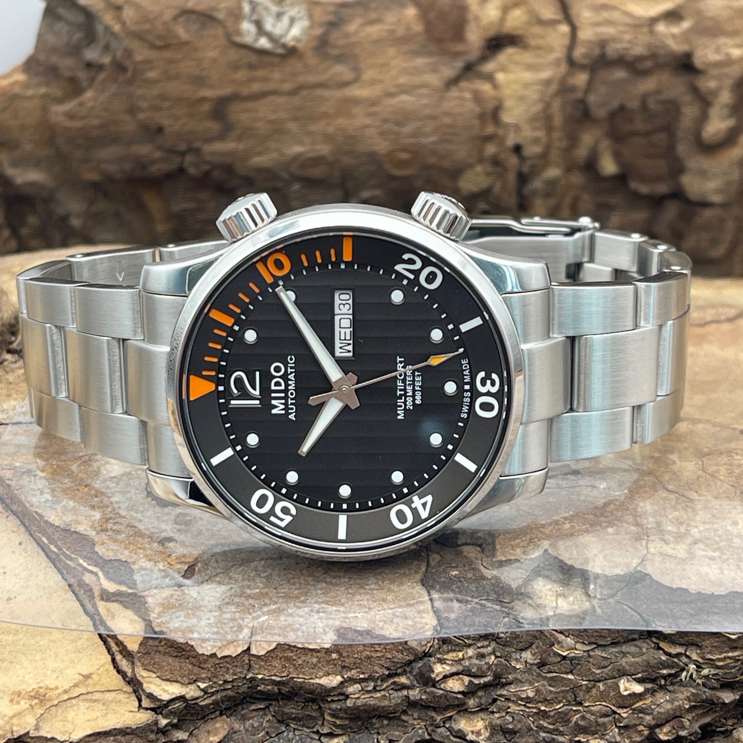 Mido - Multifort 42mm - Ref. 1B398SWASRUA - Box und Papiere 05.2017 - UNGETRAGEN