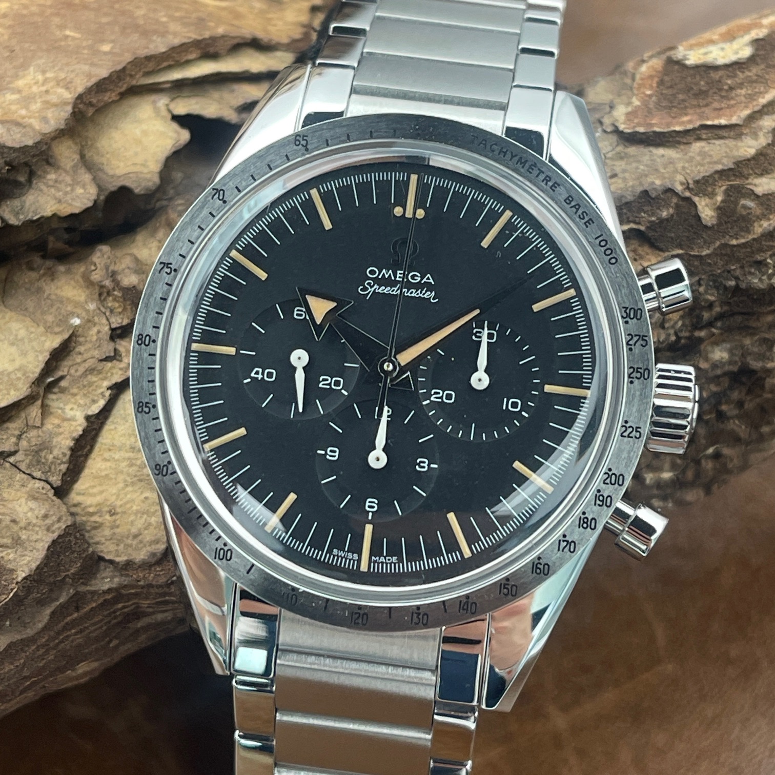 Omega - Speedmaster Trilogy 1957 - Box & Papiere 2018 - Ref. 31110393001001