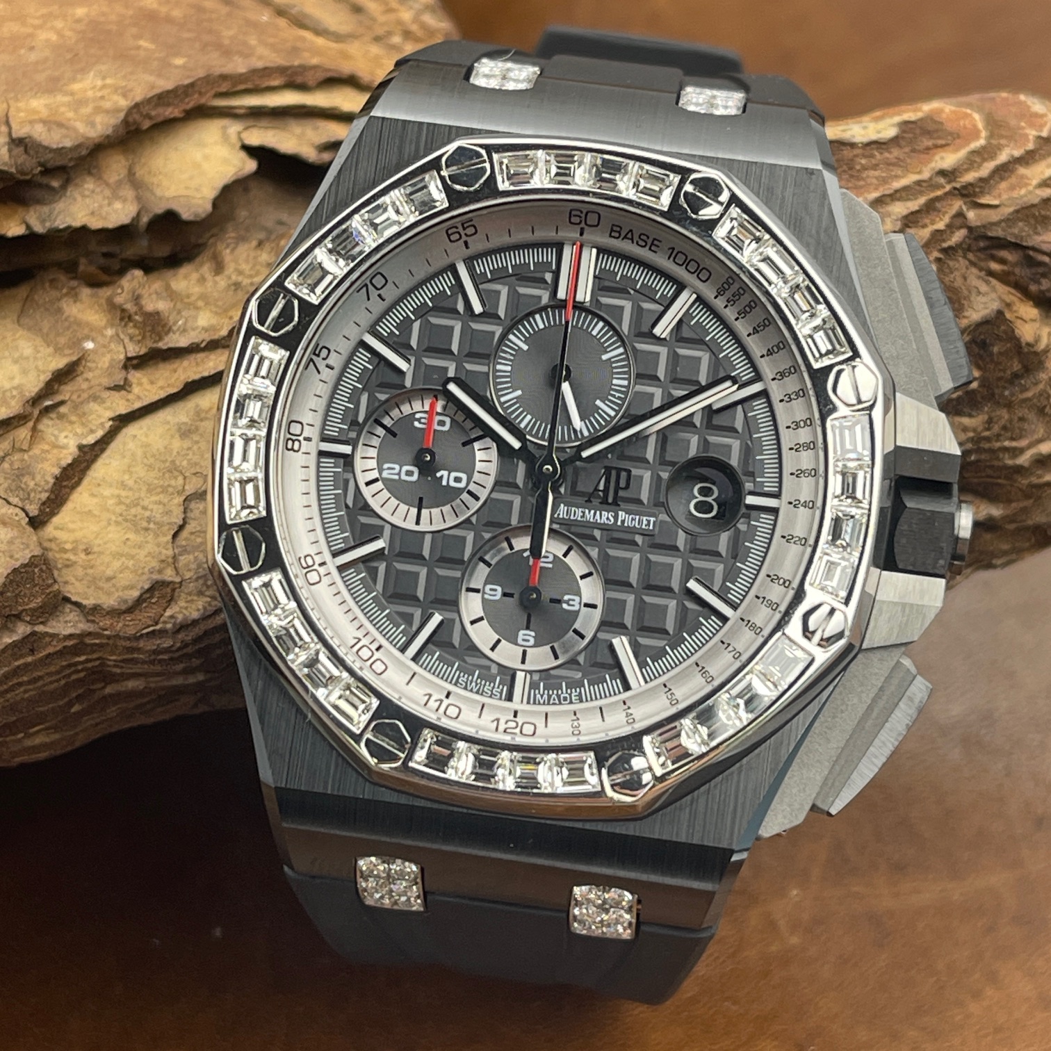 Audemars Piguet - Royal Oak Offshore  44mm - Ref. 26405CE.OO.A002CA.01 - Diamantbesatz AFTERMARKET
