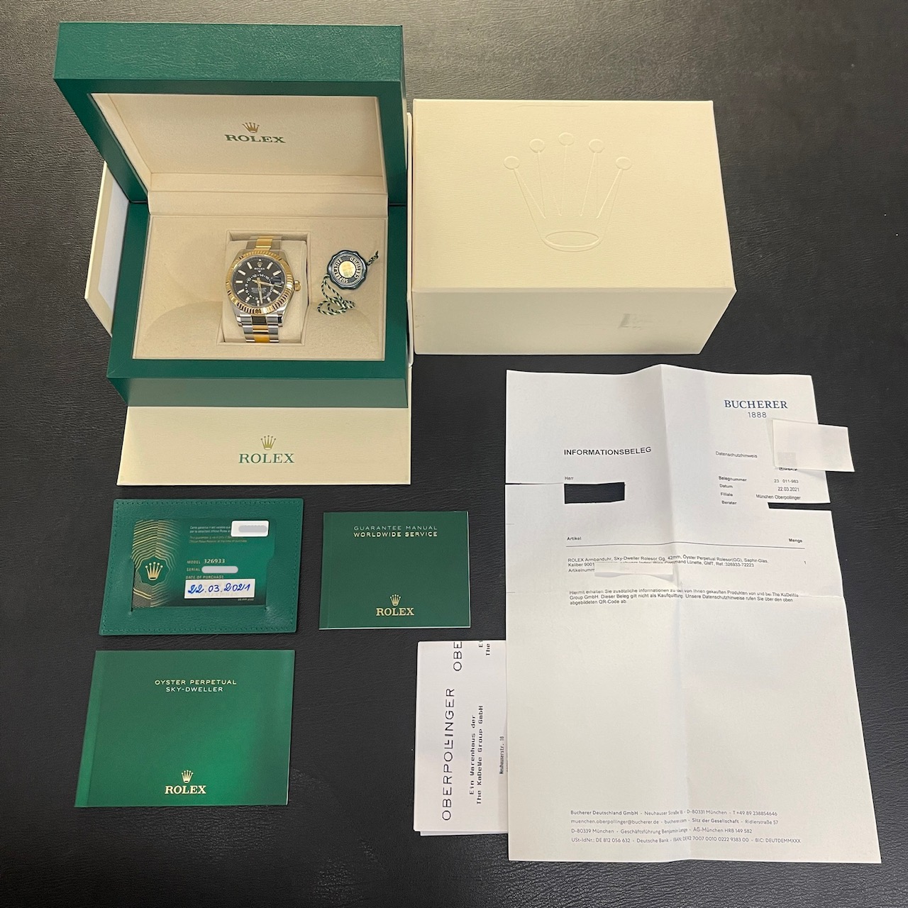 Rolex - Sky-Dweller - FULLSET 2021 LC100 - Ref. 326933