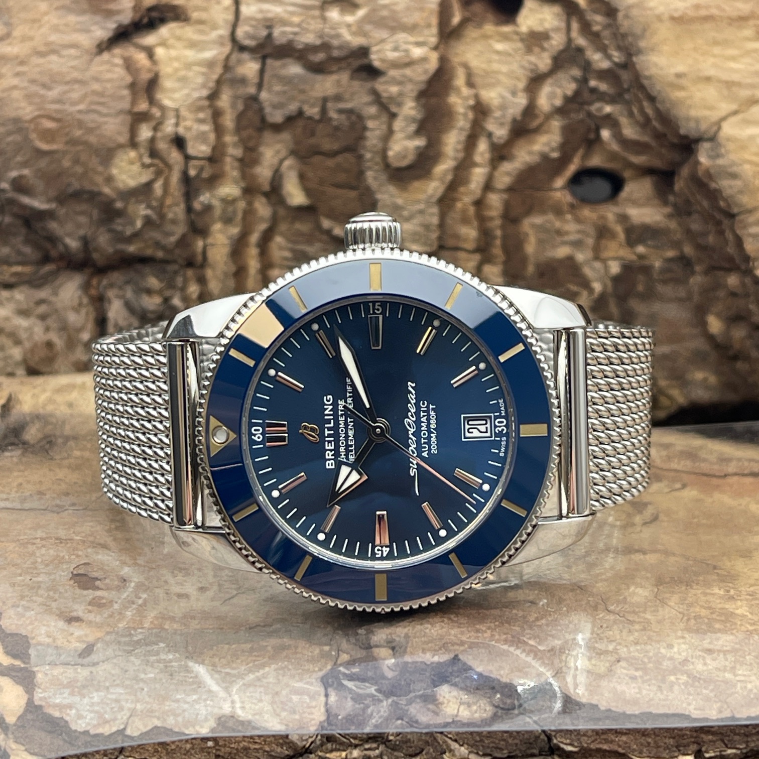 Breitling - Superocean Heritage II Stahl - Ref. AB2010161C1A1 - Box und Papieren  04/2019
