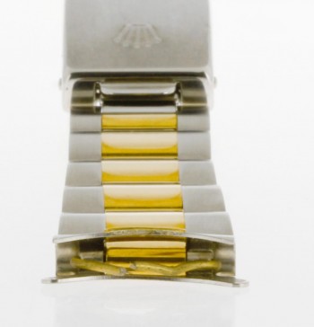 Rolex 17mm Oysterband Stahl 18kt Gelbgold Ref. 78053